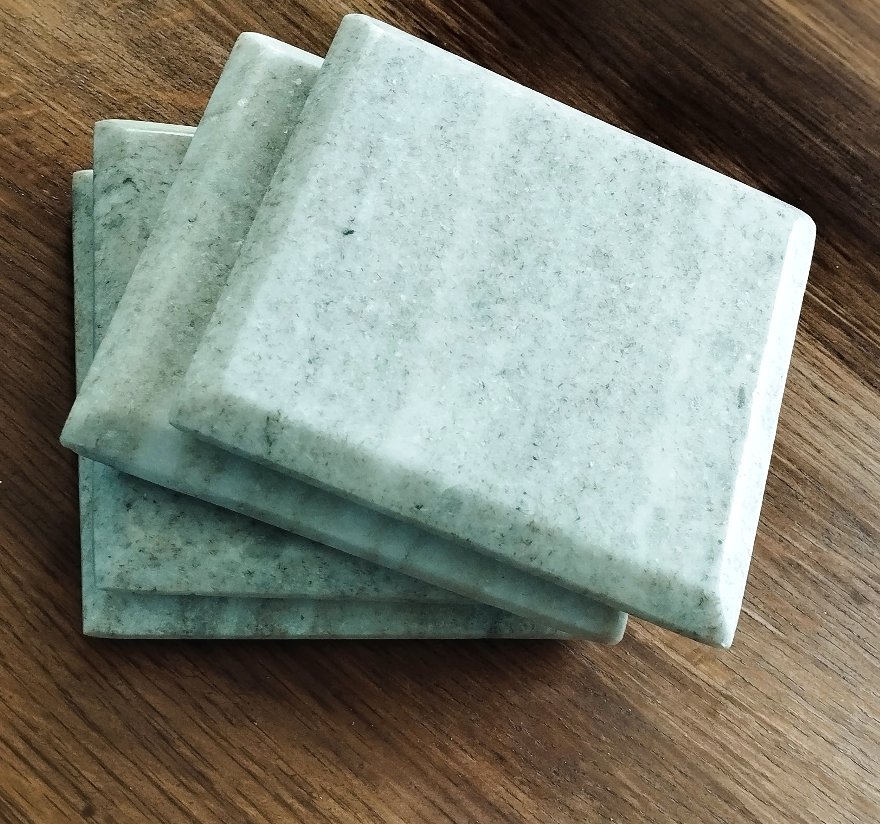 Handmade marble coasters set of 4