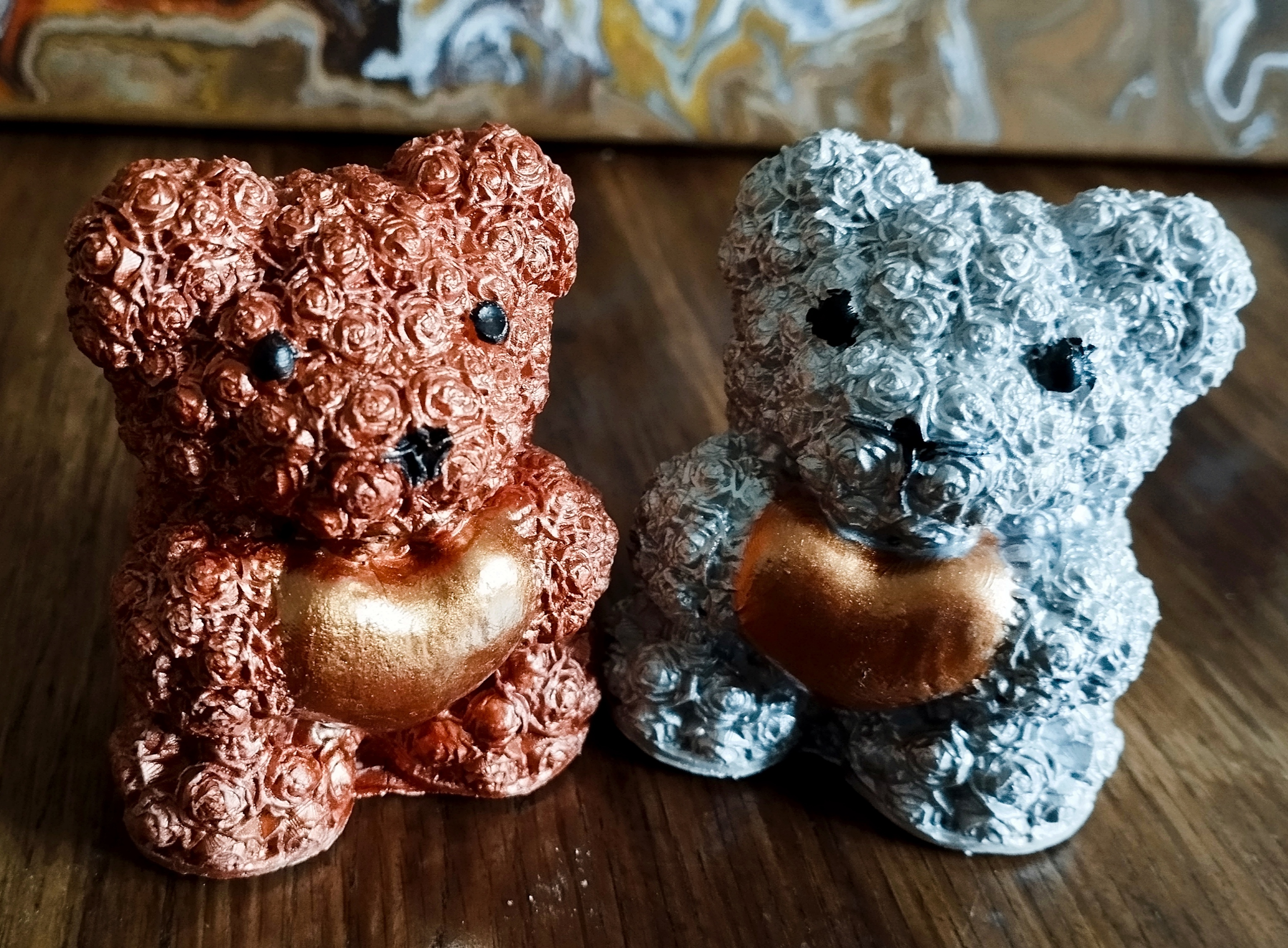 Pair of Mr and Mrs Teddy 