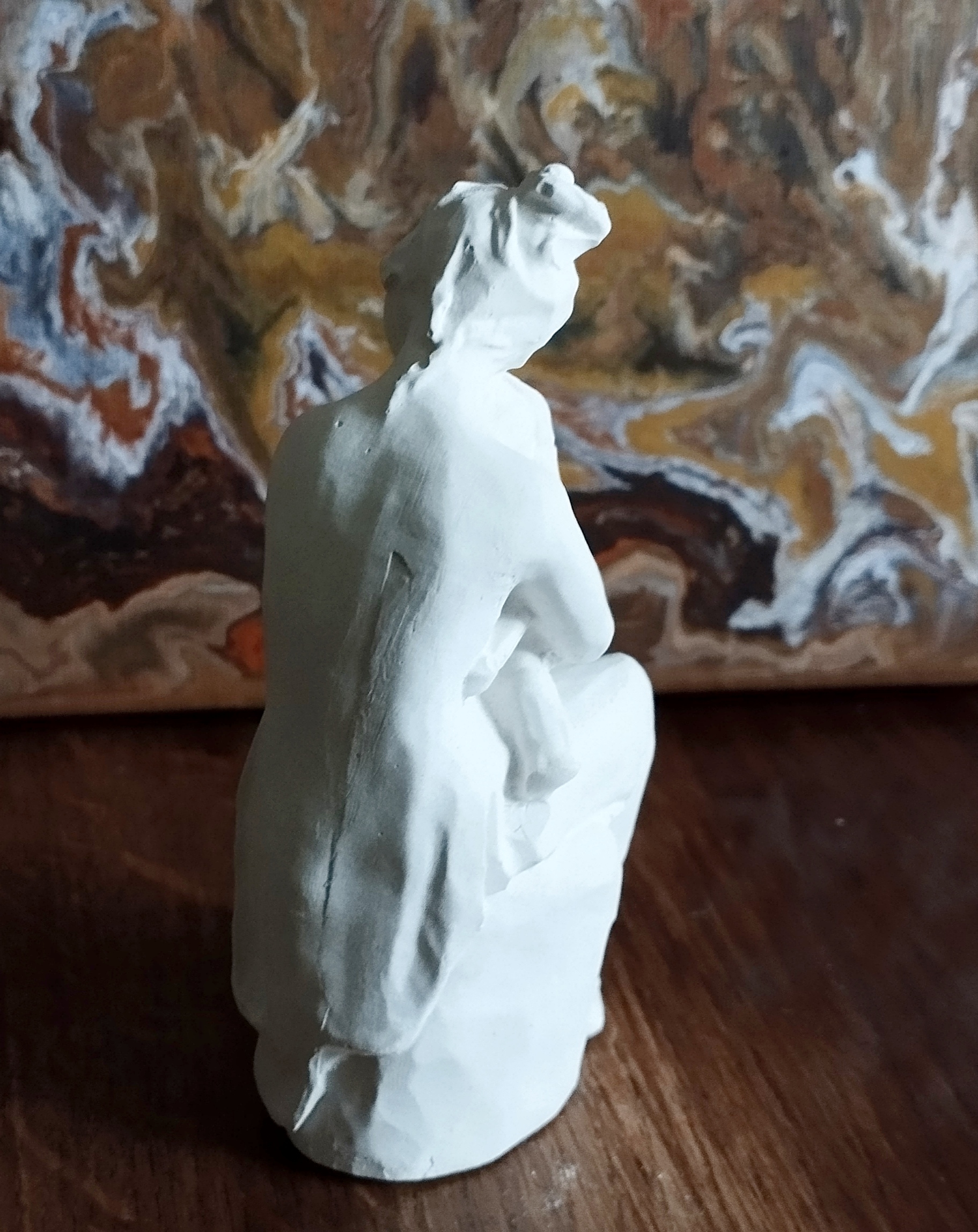 Handmade Mother and child silhouette ornament 