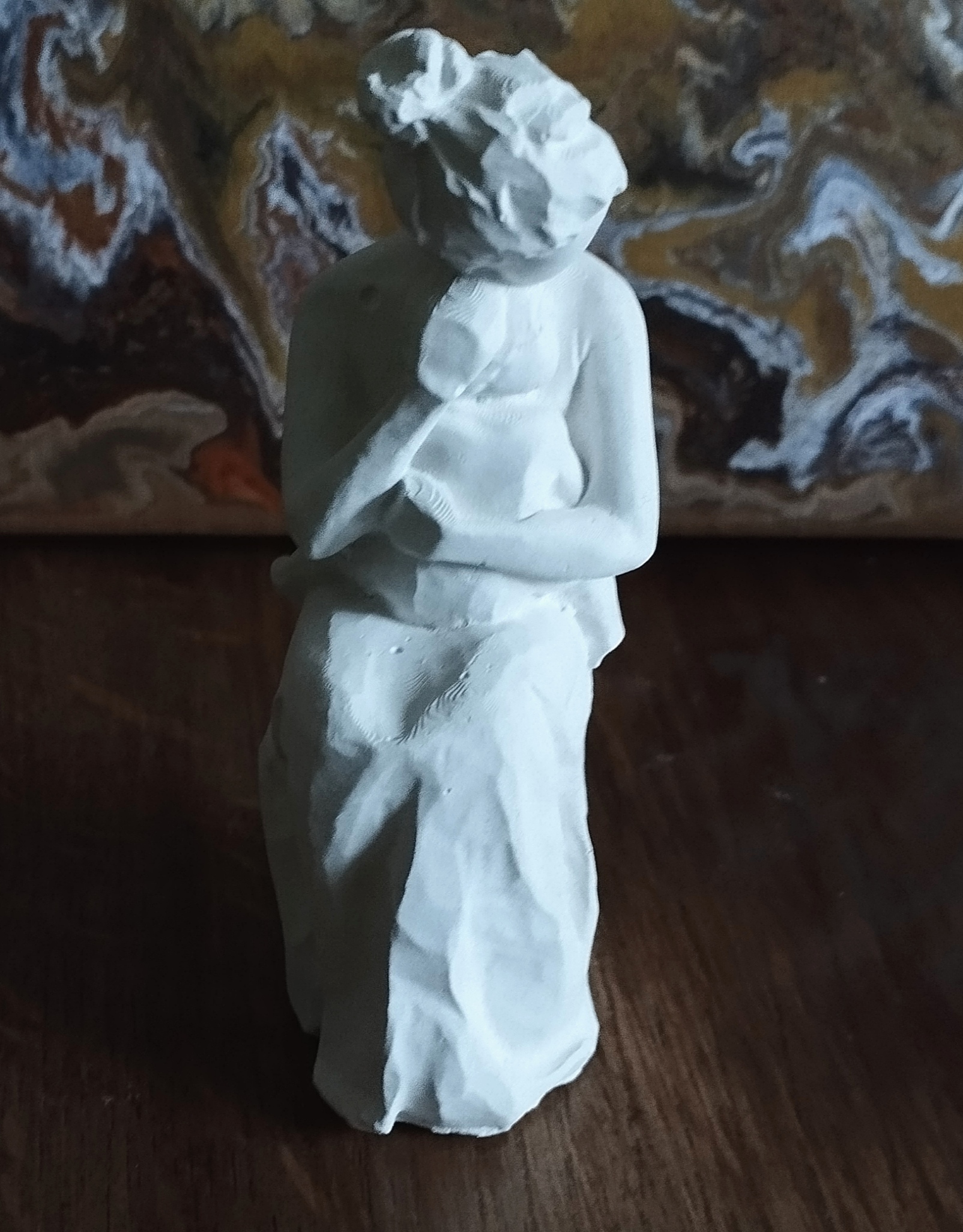 Handmade Mother and child silhouette ornament 