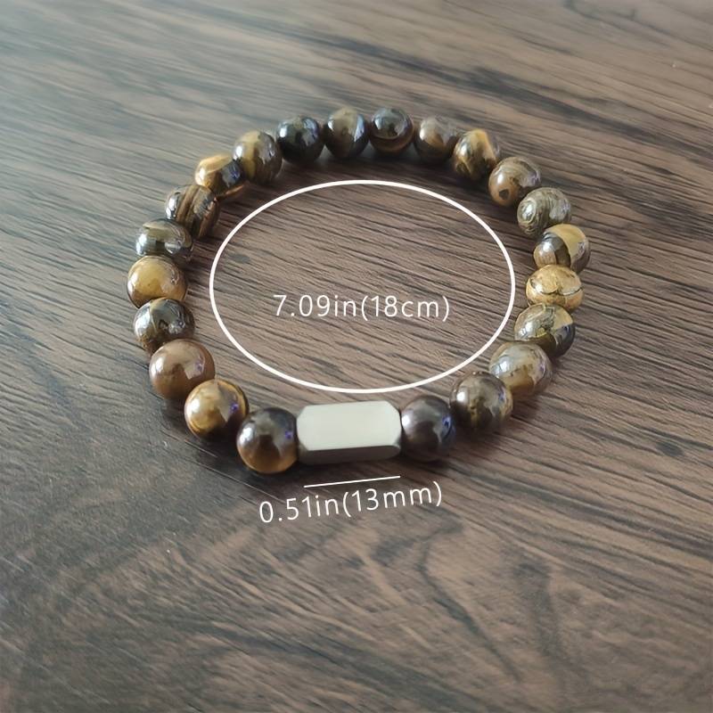 Love Engraved Natural Stone Crystal Bangle 