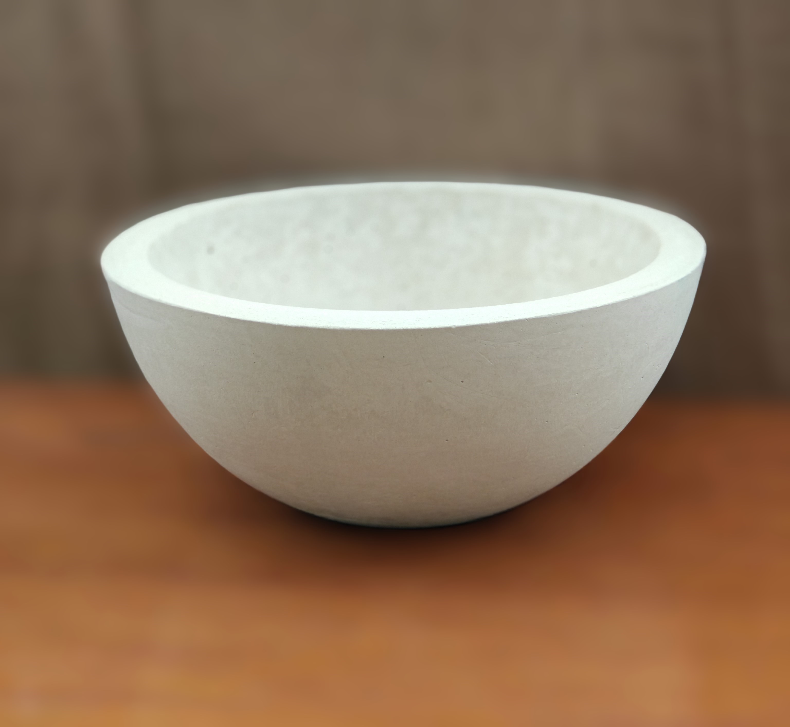 Elegant concrete bowl