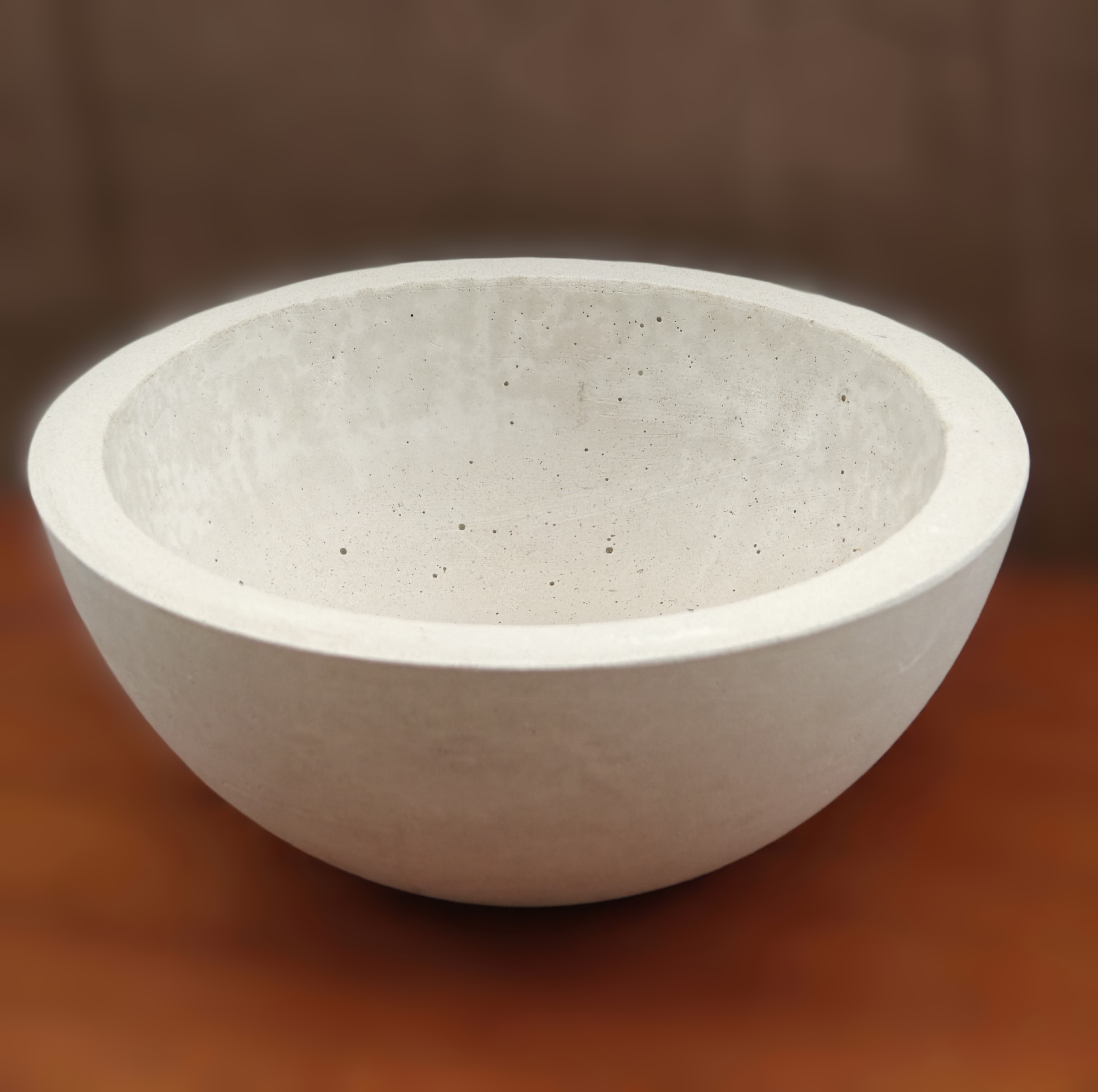 Elegant concrete bowl