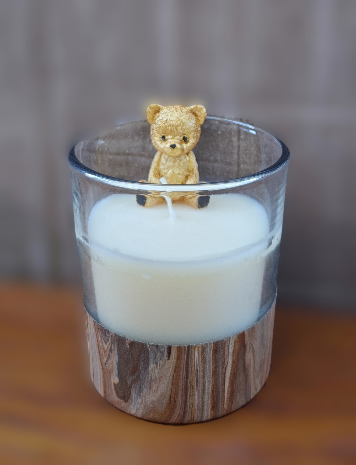 Decorative bear candle