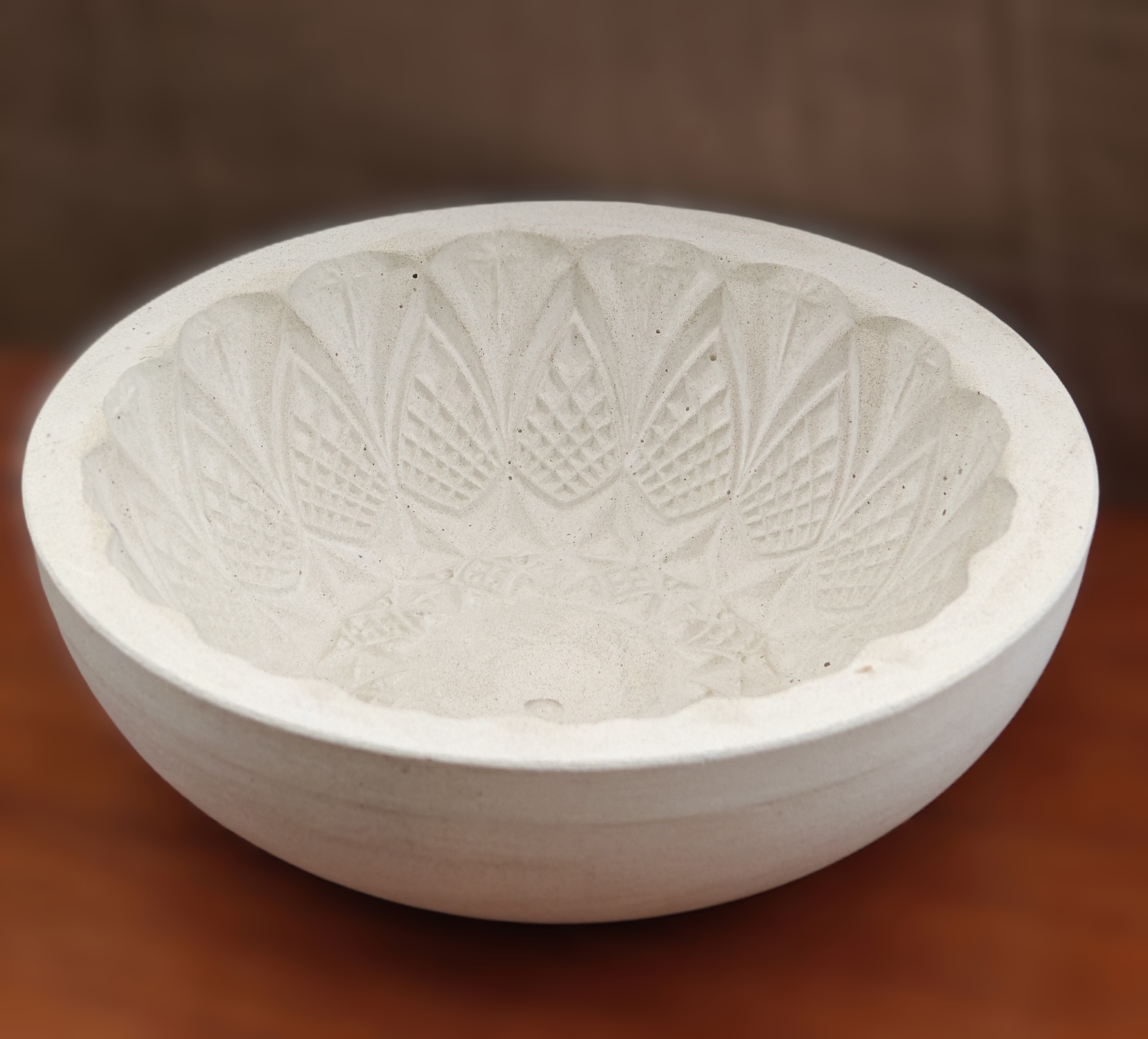 Decorative stone bowl