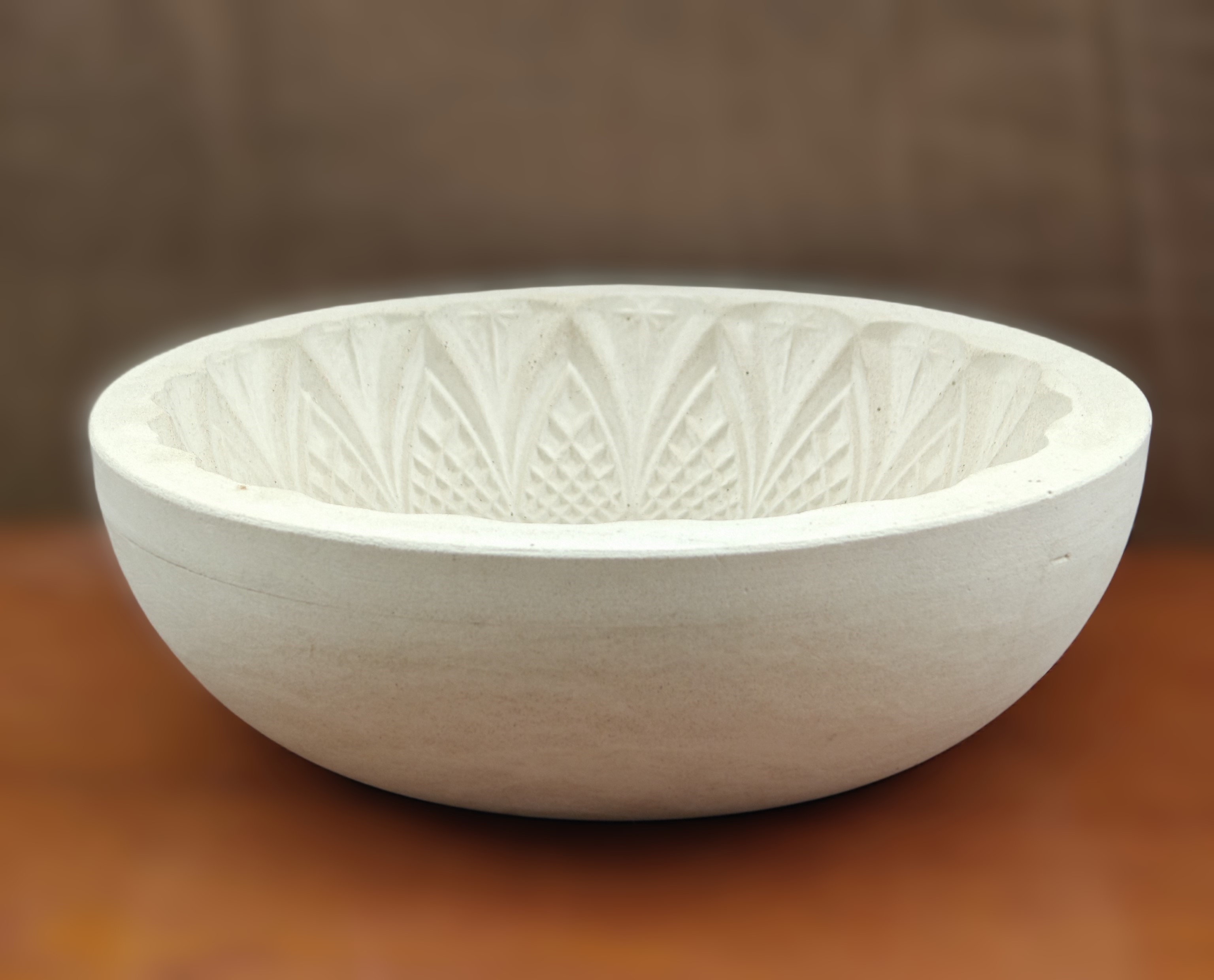 Decorative stone bowl