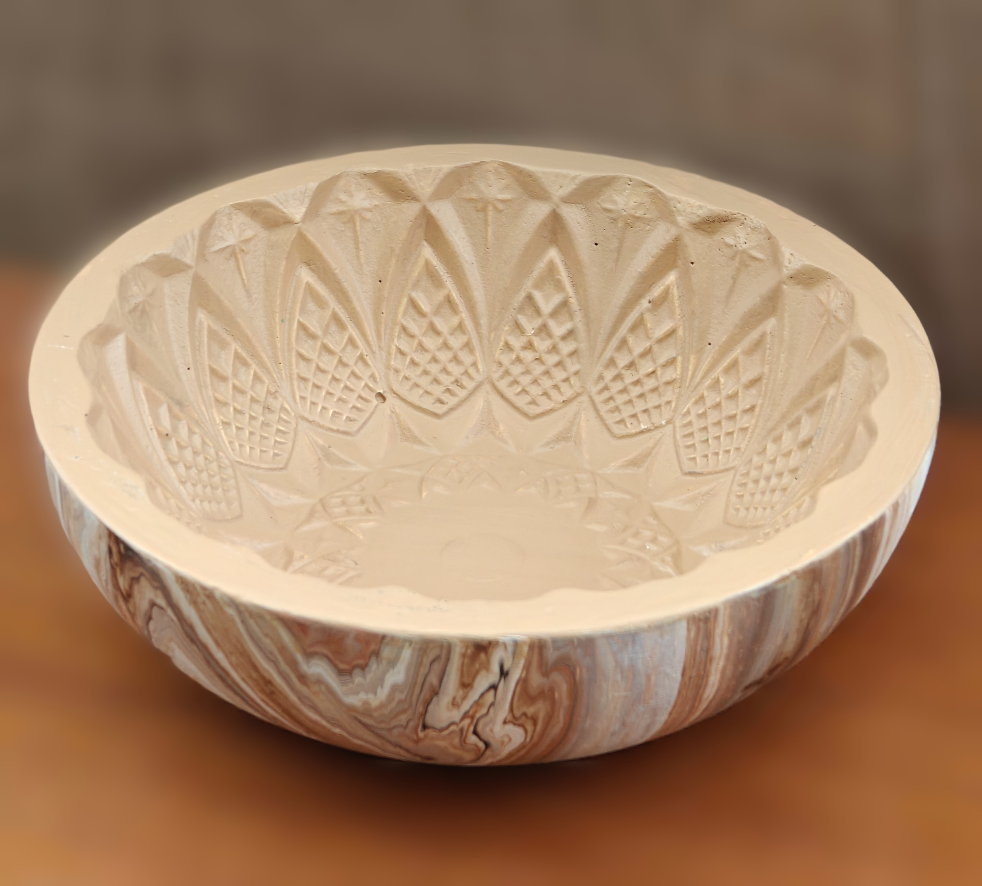 Handcrafted wooden bowl