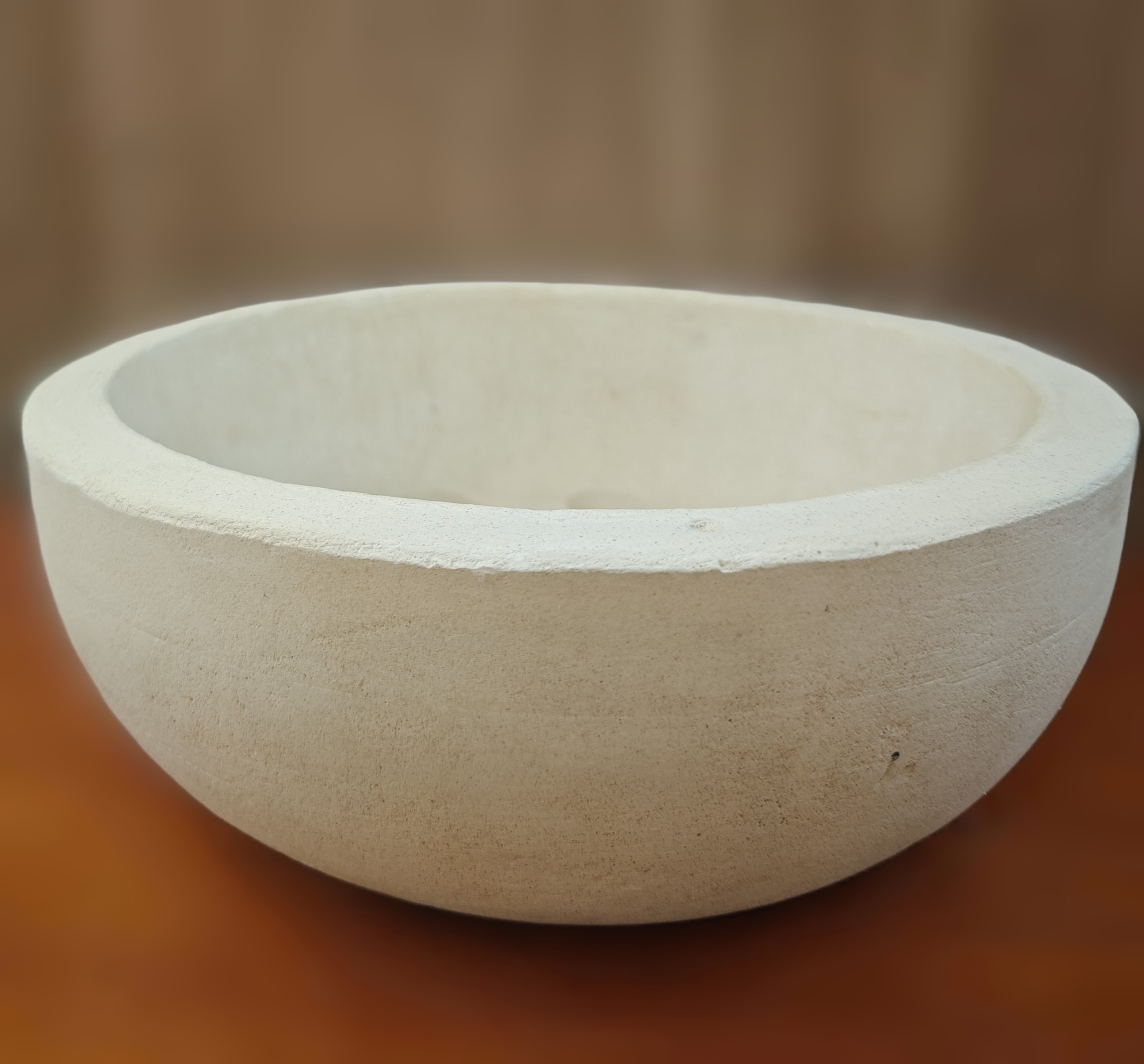 Decorative stone bowl
