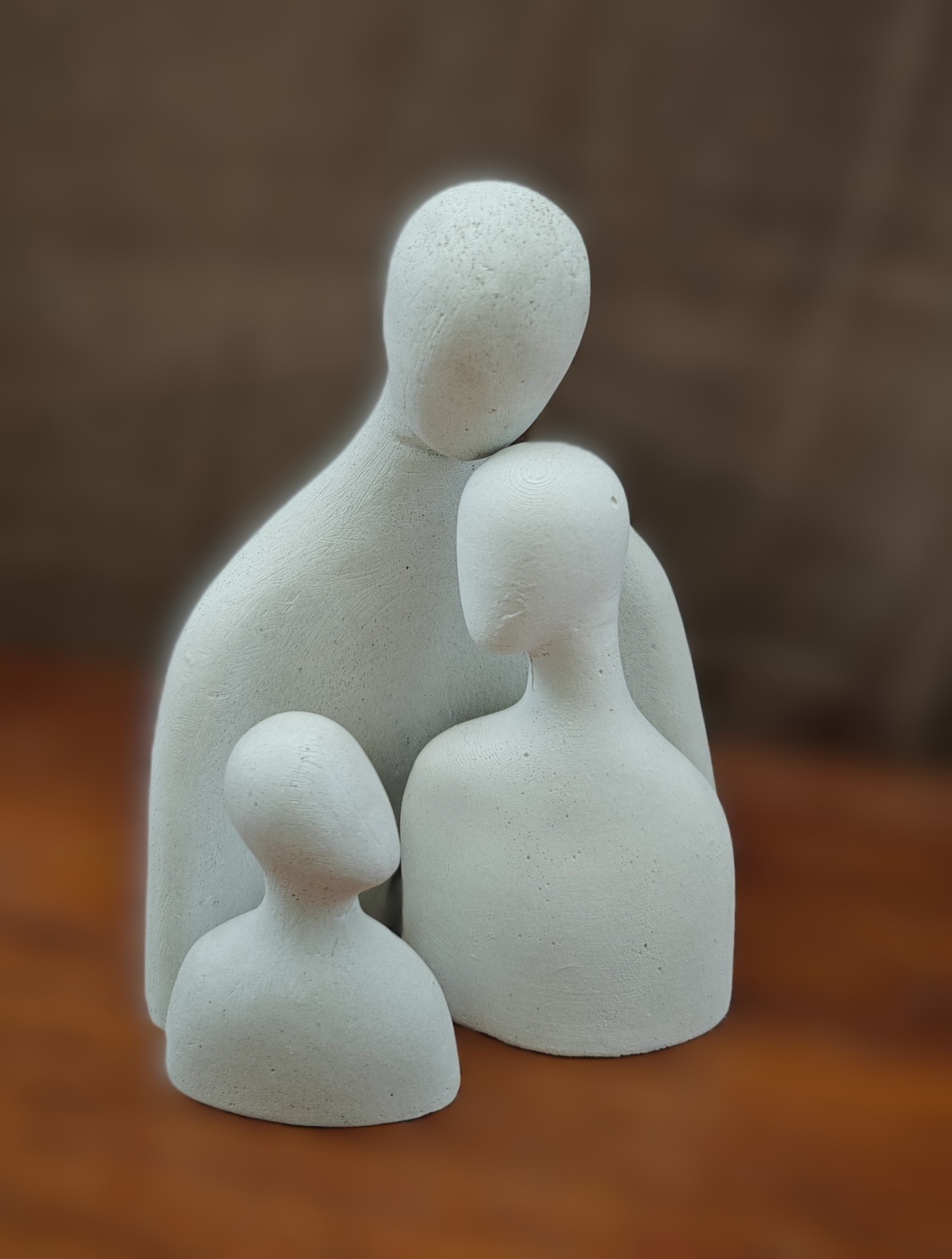 Abstract family sculpture