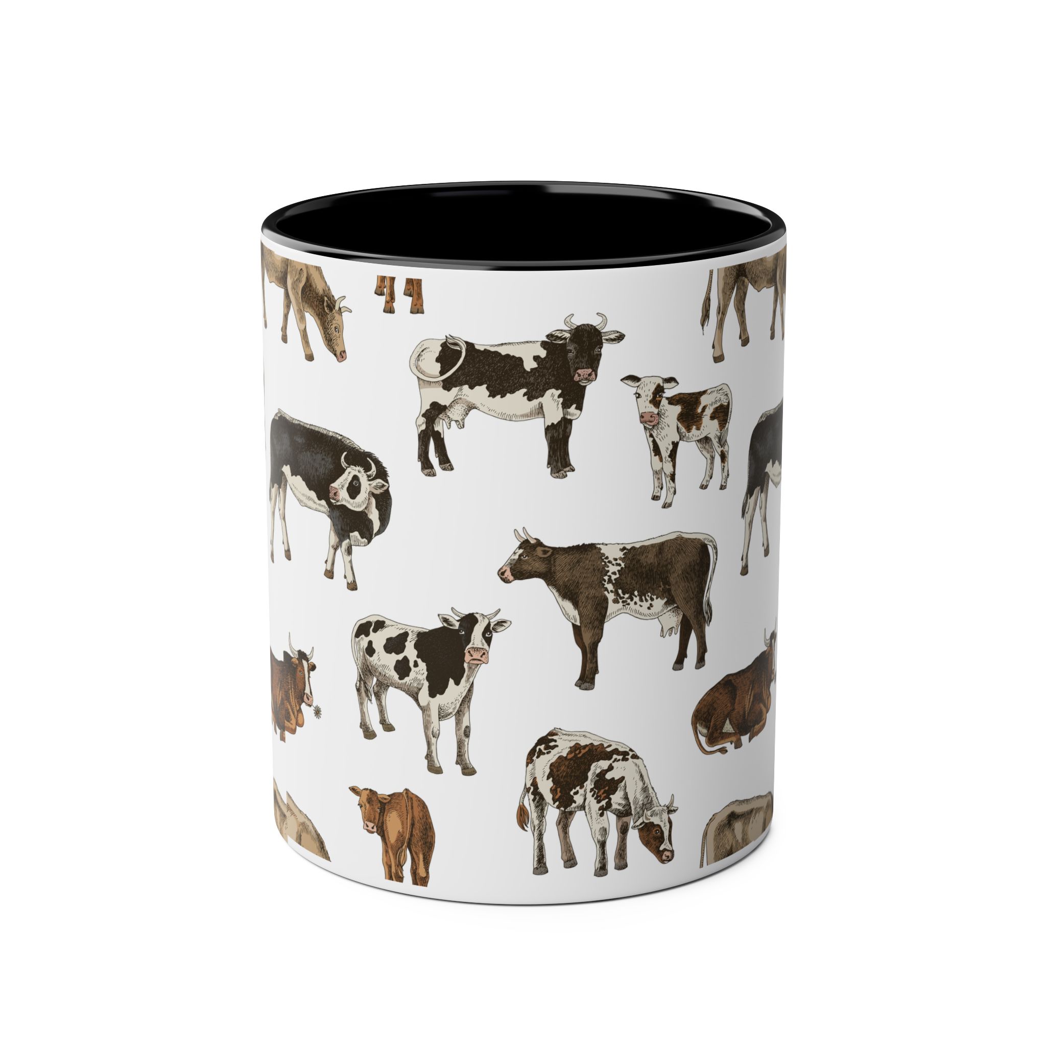 Cow themed mug