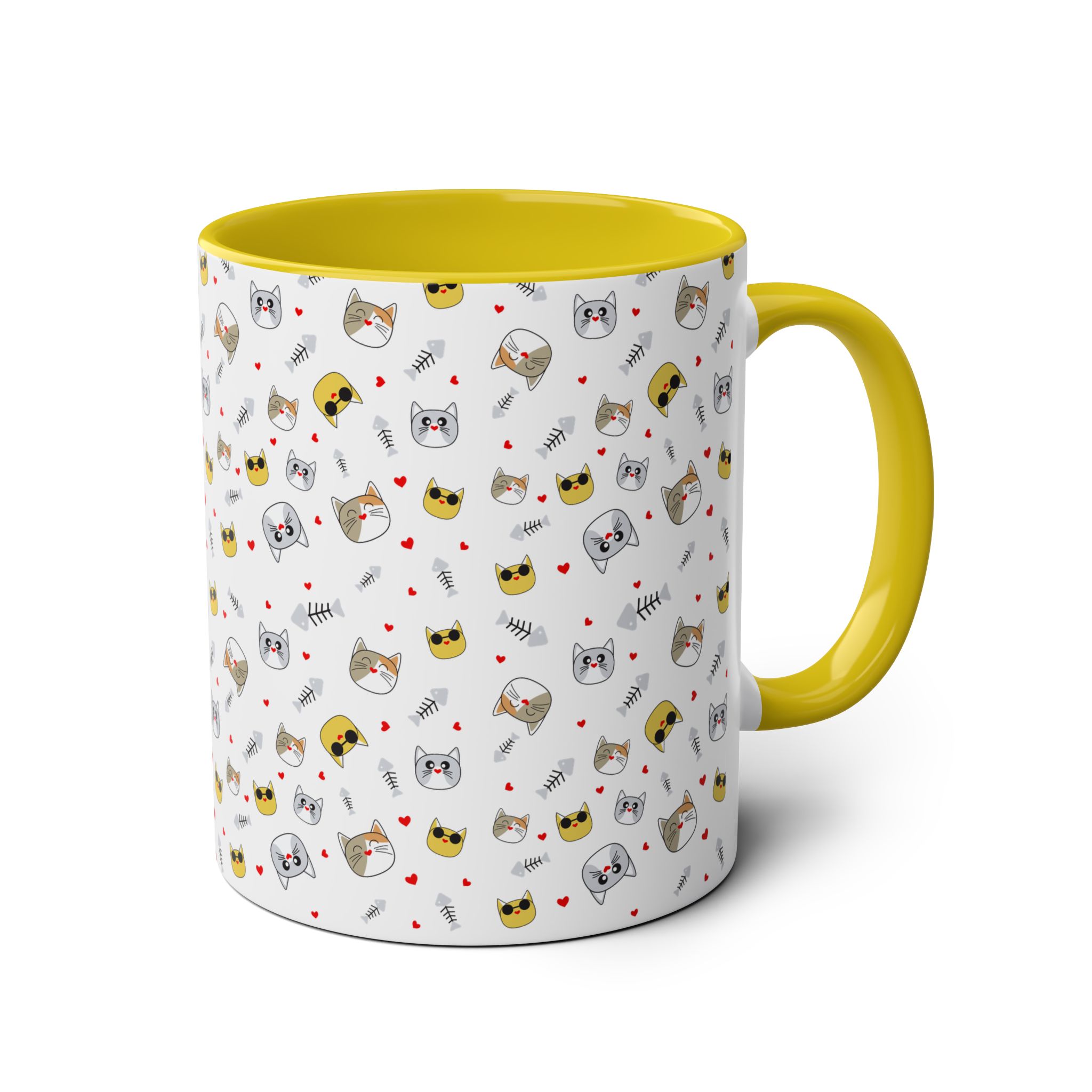 Cute animal pattern mug