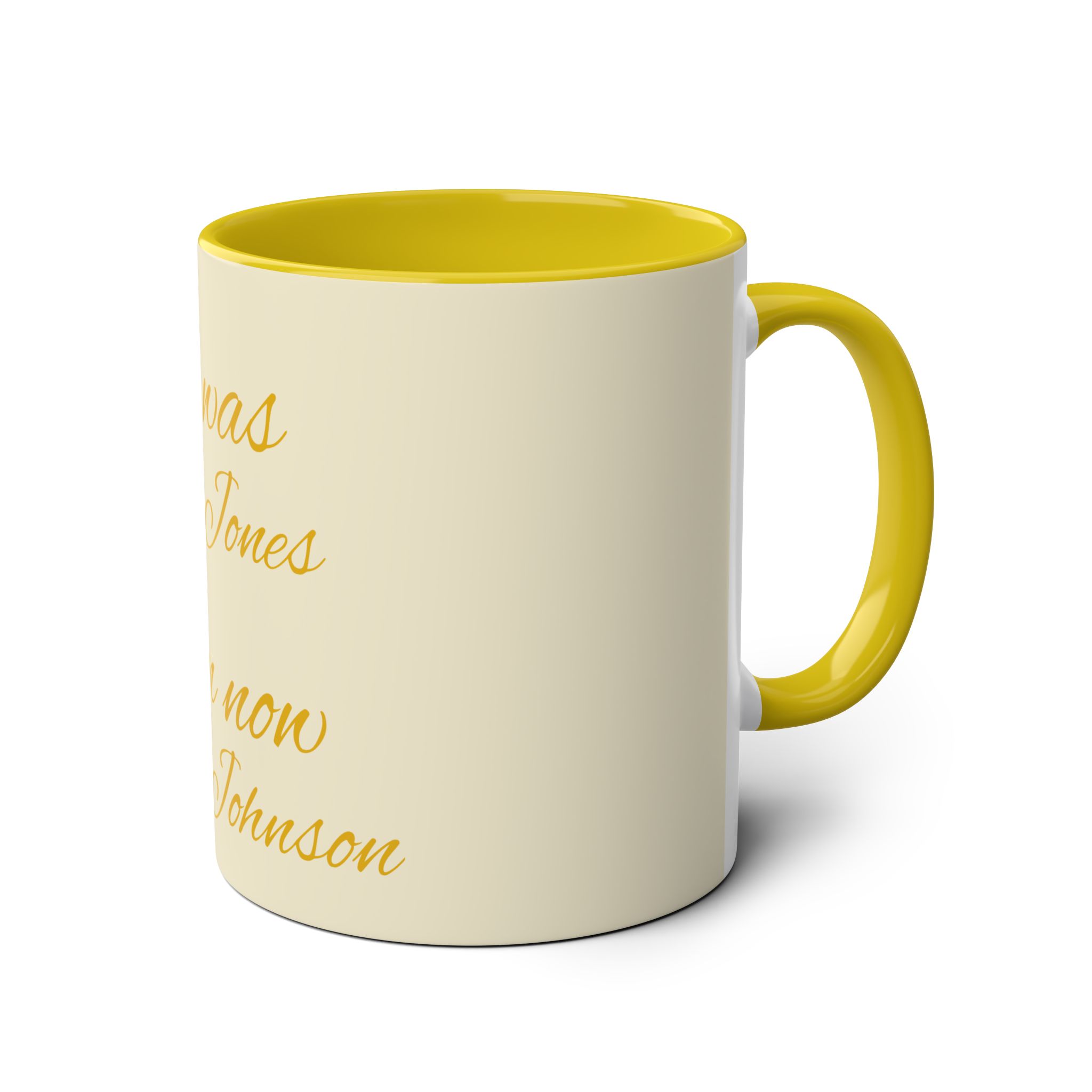Personalized wedding mug