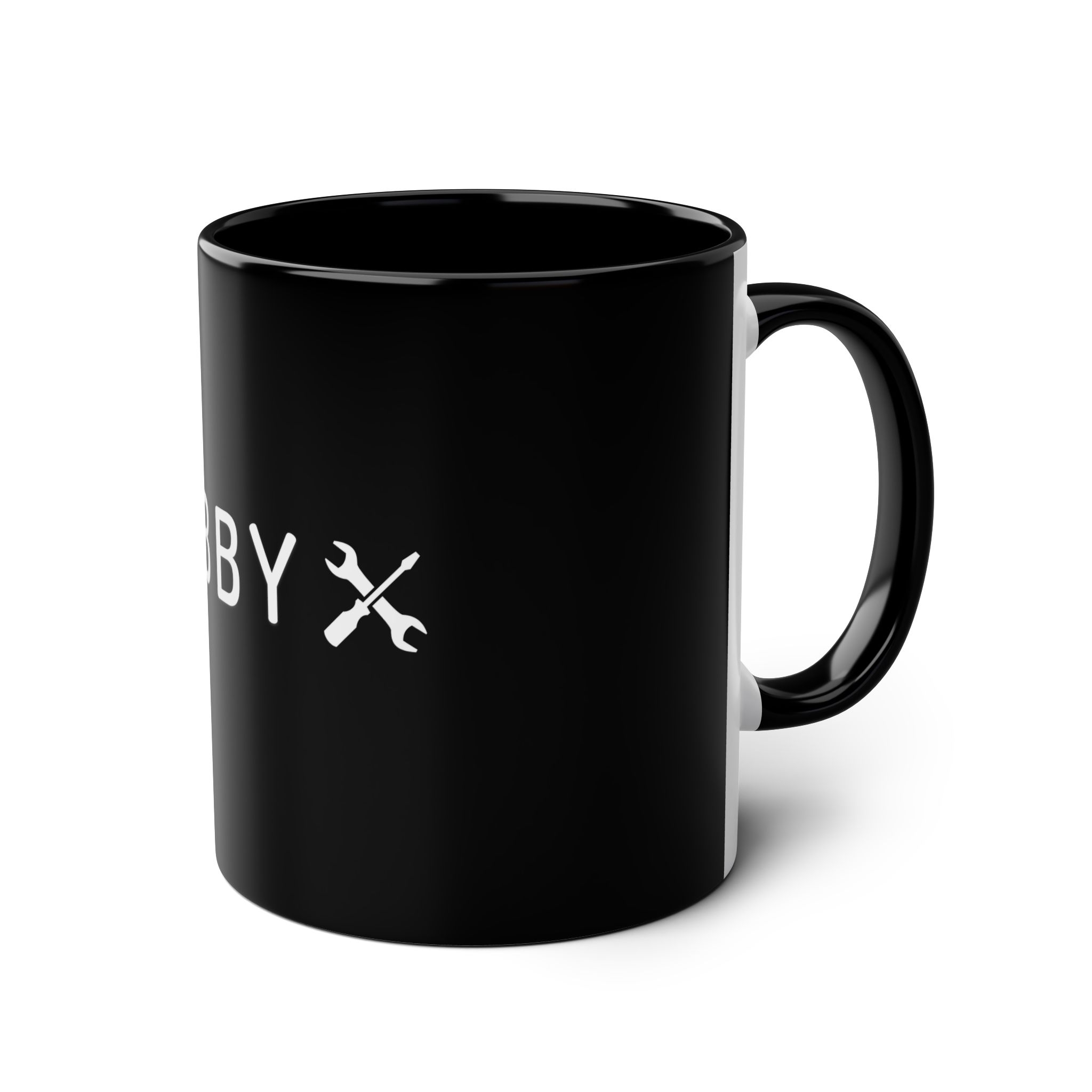 Black 'hubby' mug