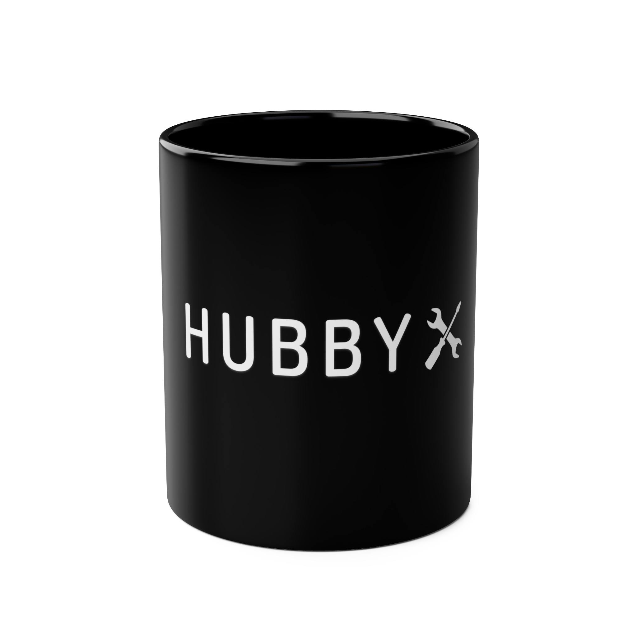 Black 'hubby' mug