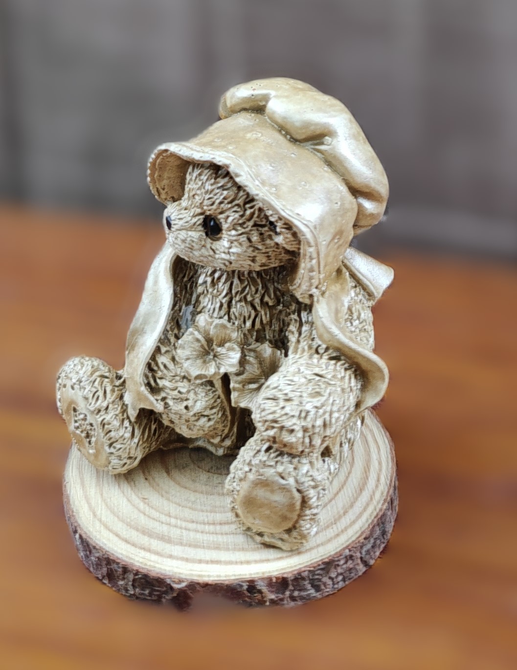 Ceramic Teddy Bear Figurine