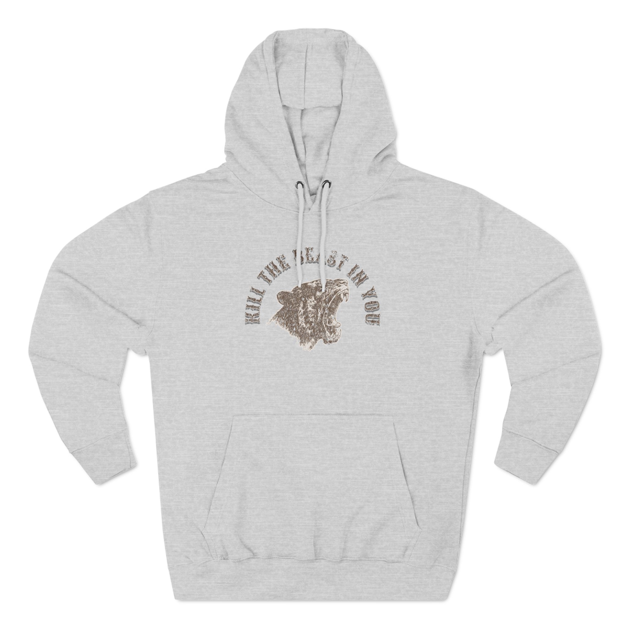 Kill the Beast in You" full zip hoodie
