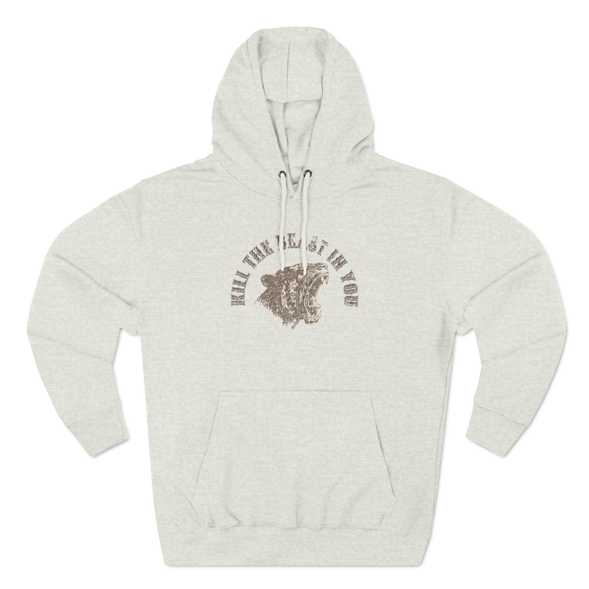 Kill the Beast in You" full zip hoodie