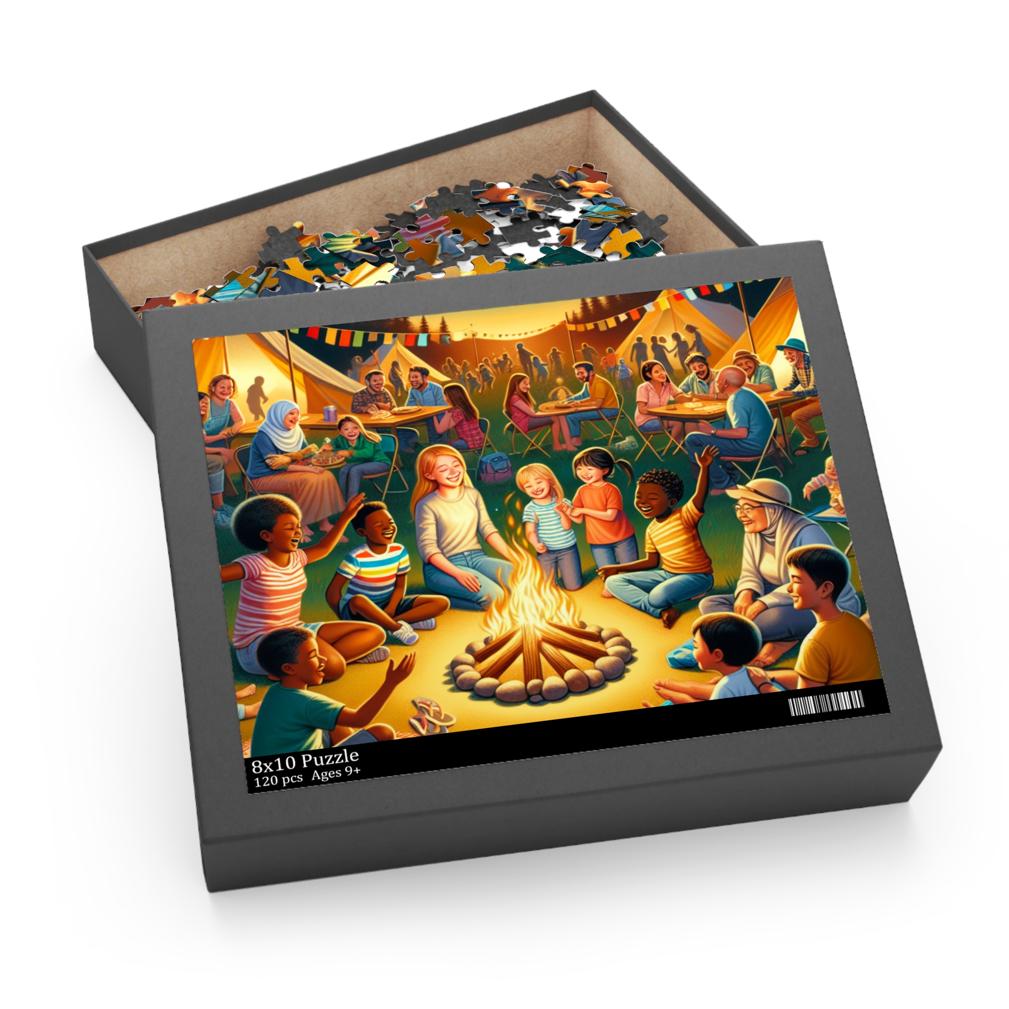 Campfire Gathering Puzzle