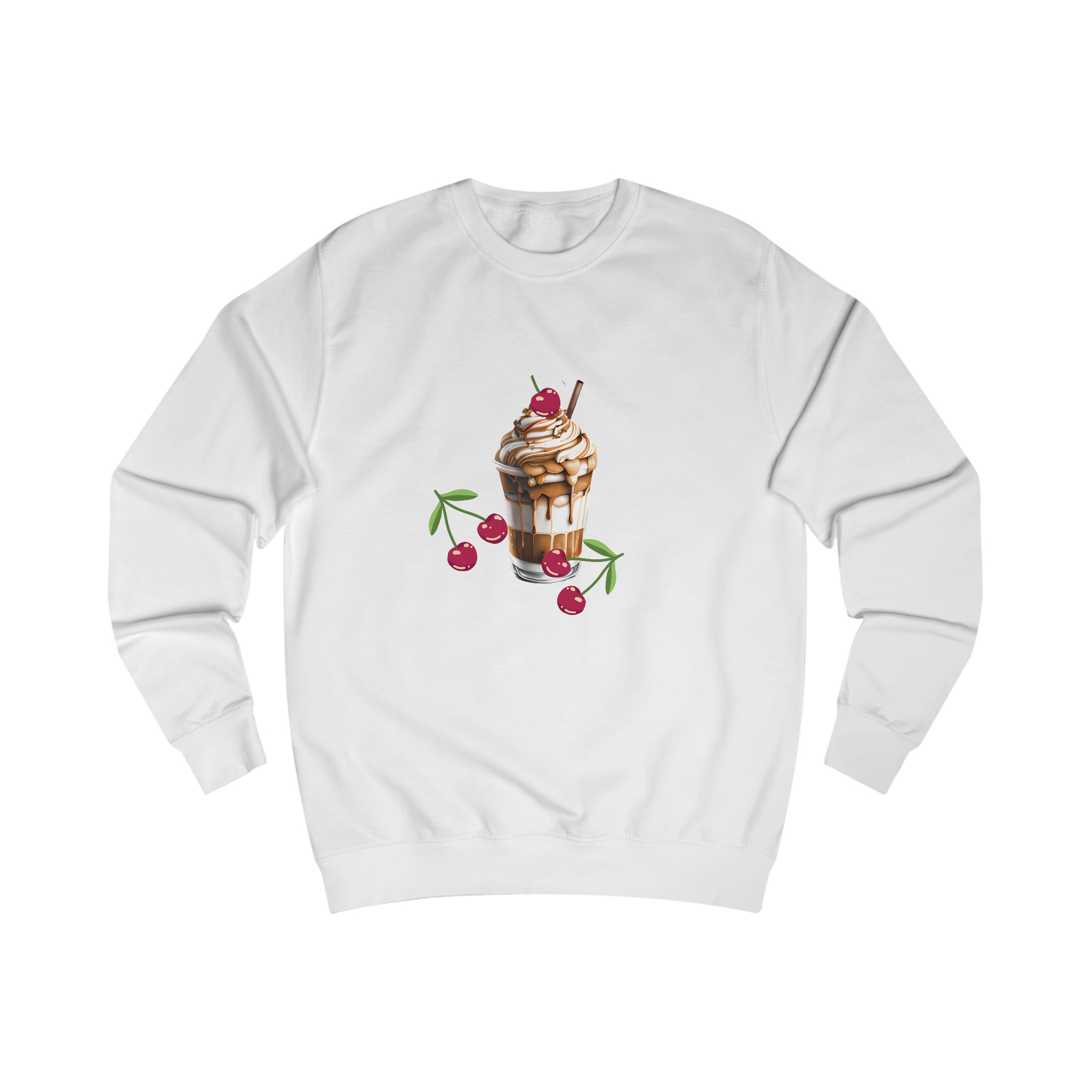  Sweatshirt with Dessert Design