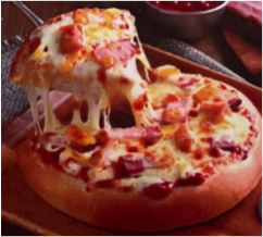 เบค่อนชีส Bacon Cheese Pizza