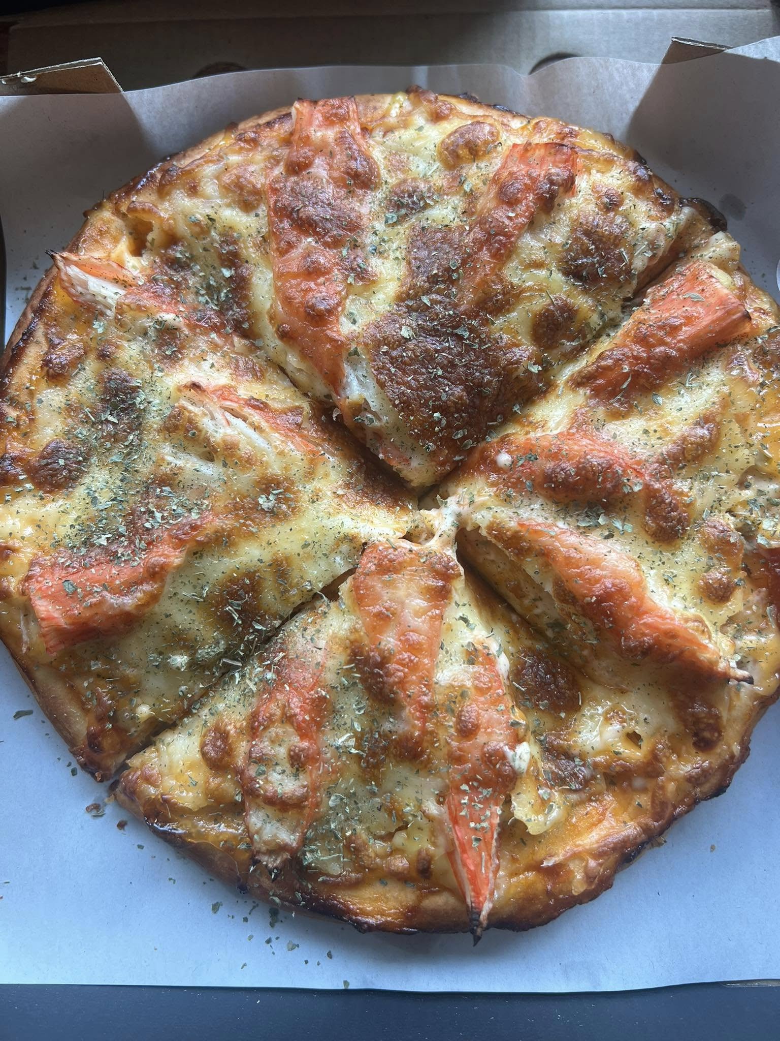 ปูอัดสาหร่าย Kani Seaweed Pizza