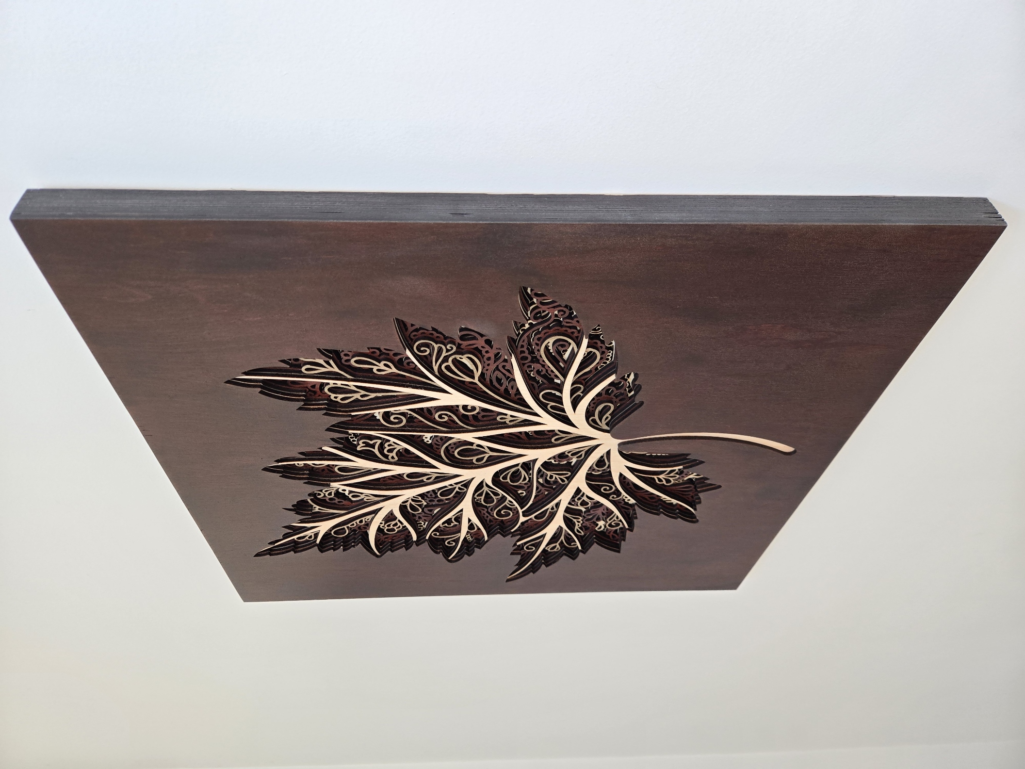 Leaf Layered Wall Art