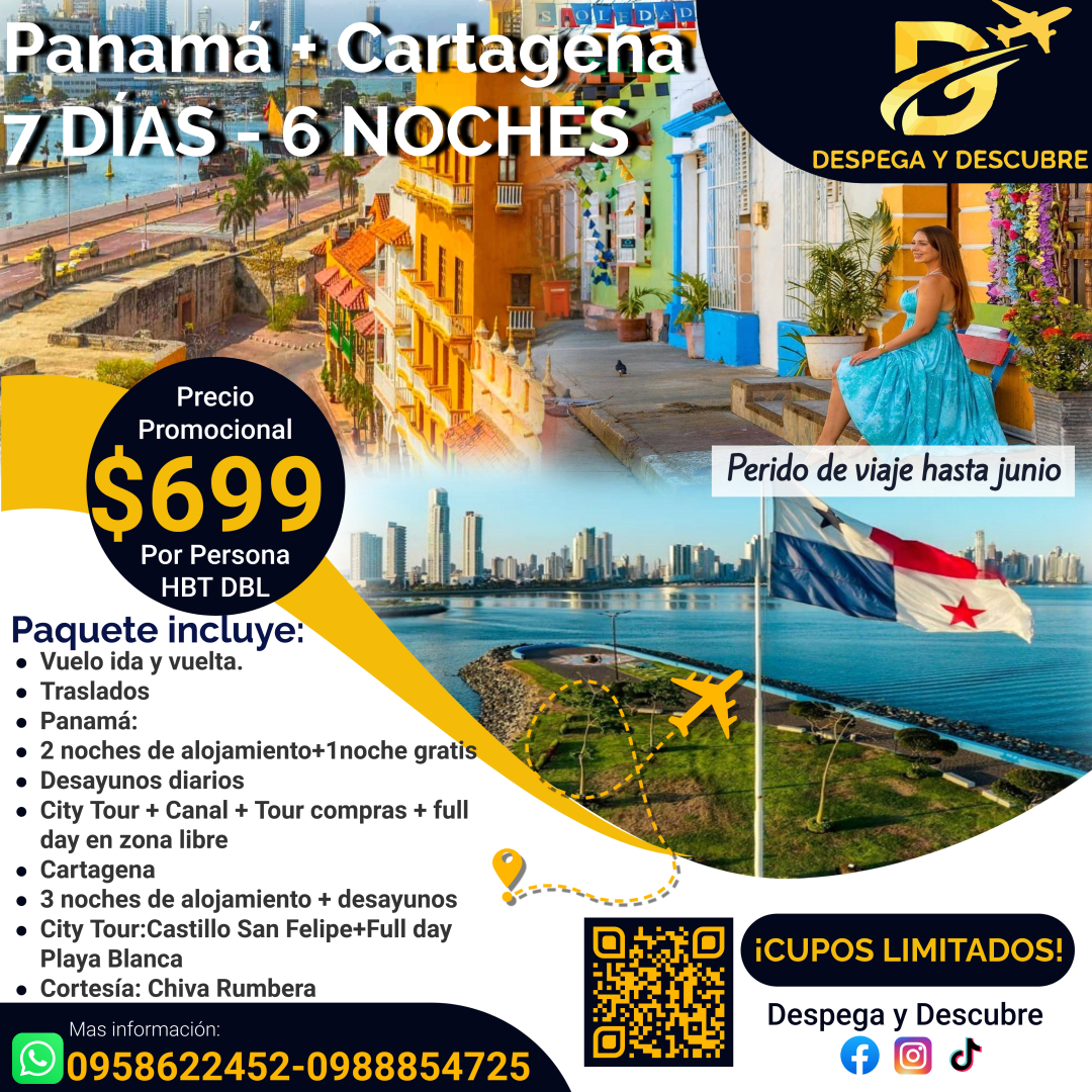 Panamá+ Cartagena