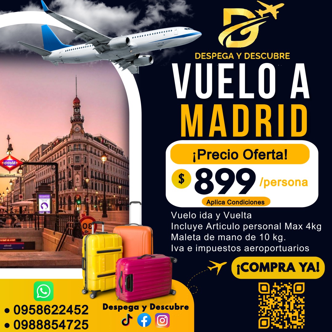 Vuelo a Madrid