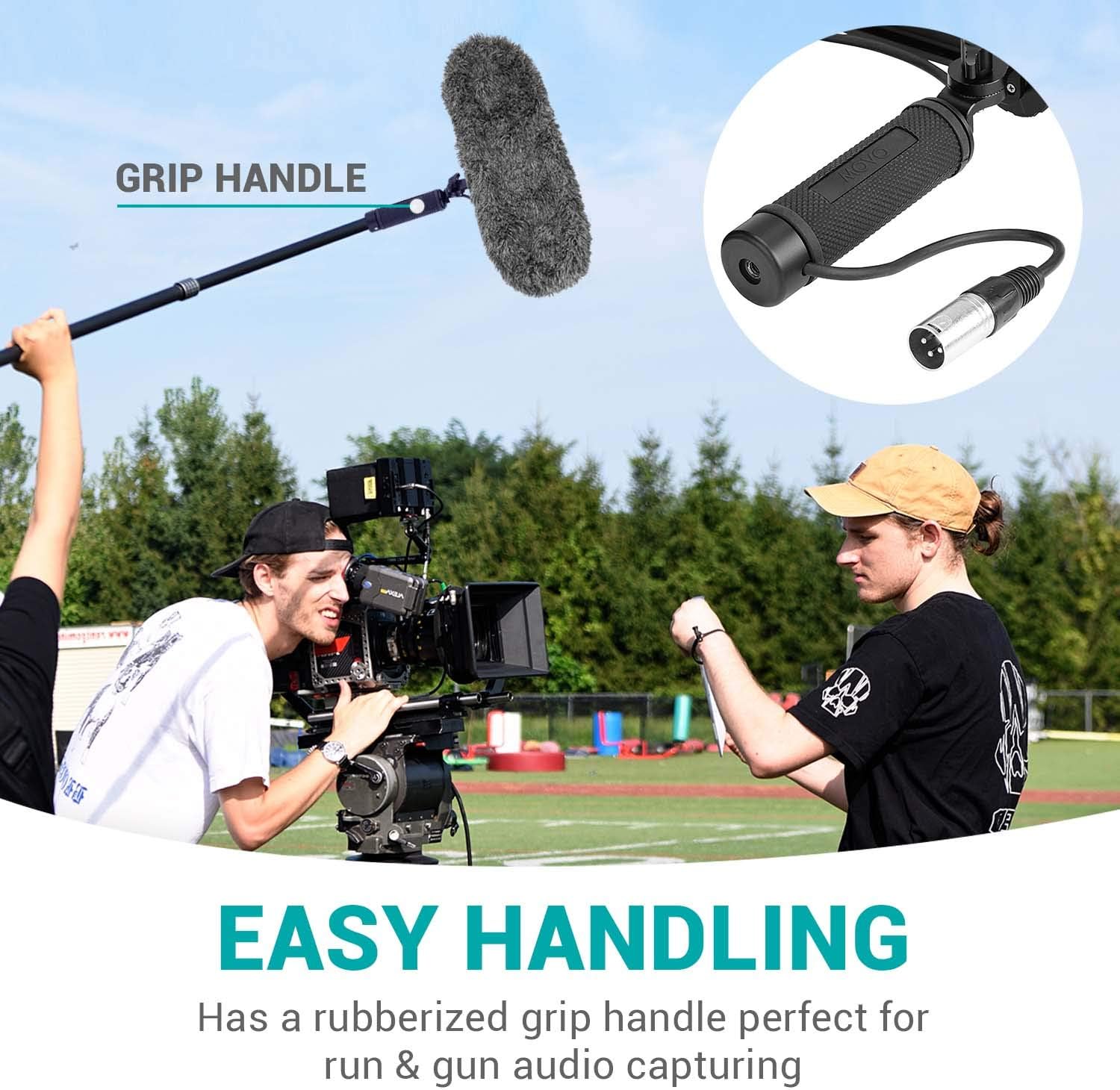 Movo BWS1000 Blimp Wind & Vibration Protection System for Shotgun Microphones