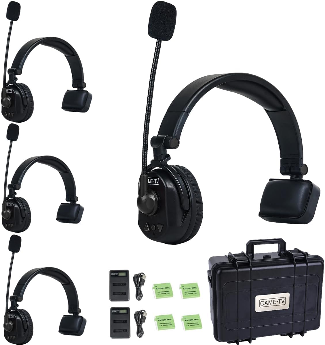 Came-TV Waero Wireless Intercom Headset Full Duplex Digital Communication System