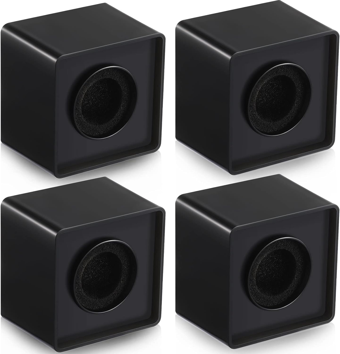 YaeGarden 4-Pack Microphone Flag Station