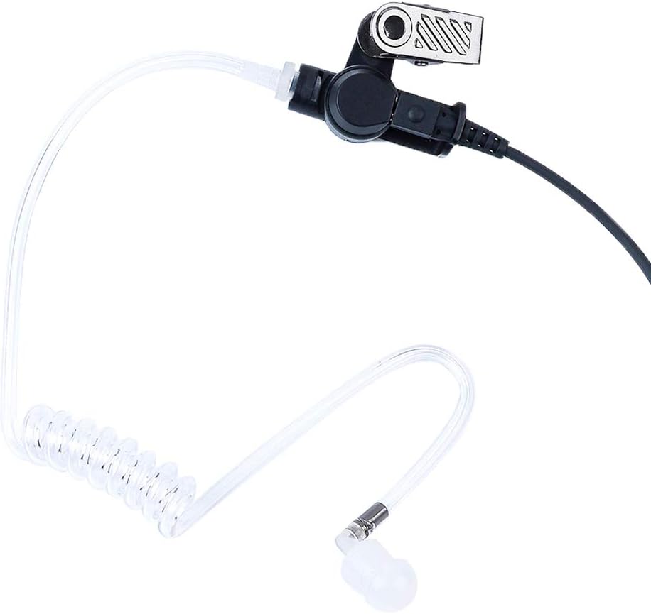 JEUYOEDE 3.5mm Acoustic Tube Earpiece Listen only Headset