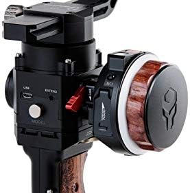 Tilta Nucleus-Nano with P-Tap Cable Wireless Focus Control System to Wirelessly Control The Focus of Most DSLR, Mirrorless, or Cine-Style Lenses on Cage, Gimbal Such as Ronin S/WLC-T04-PC-PTAP-KIT