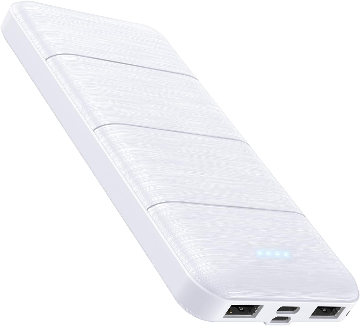 LOVELEDI Portable-Charger-Power-Bank - 15000mAh Dual USB Power Bank Output 5V3.1A Fast Charging Portable Charger Compatible with Smartphones and All USB Devices(White)