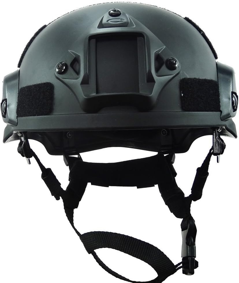 ATAIRSOFT Tactical Airsoft Paintball MICH 2002 Helmet with Side Rail & NVG Mount