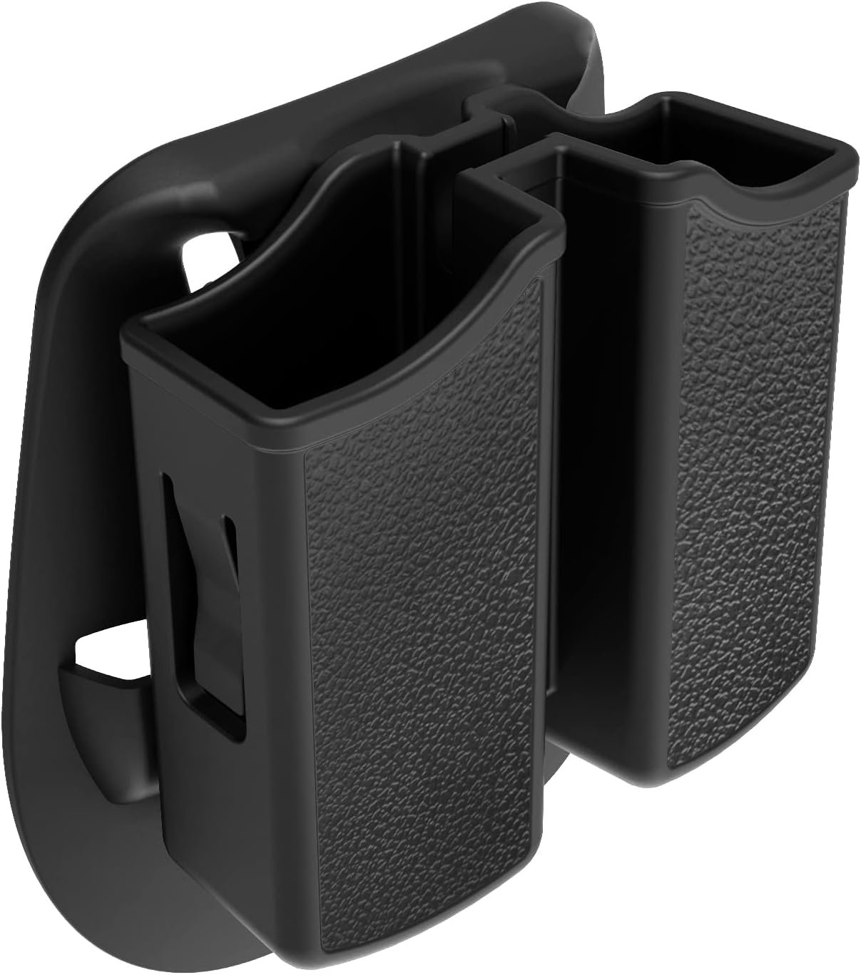  Universal Double Magazine Holder - Lightweight and Durable Double Magazine Pouch for 9mm/.40/.357/.380 Calibers, Adjustable Mag Pouch for Glock, Taurus,...
