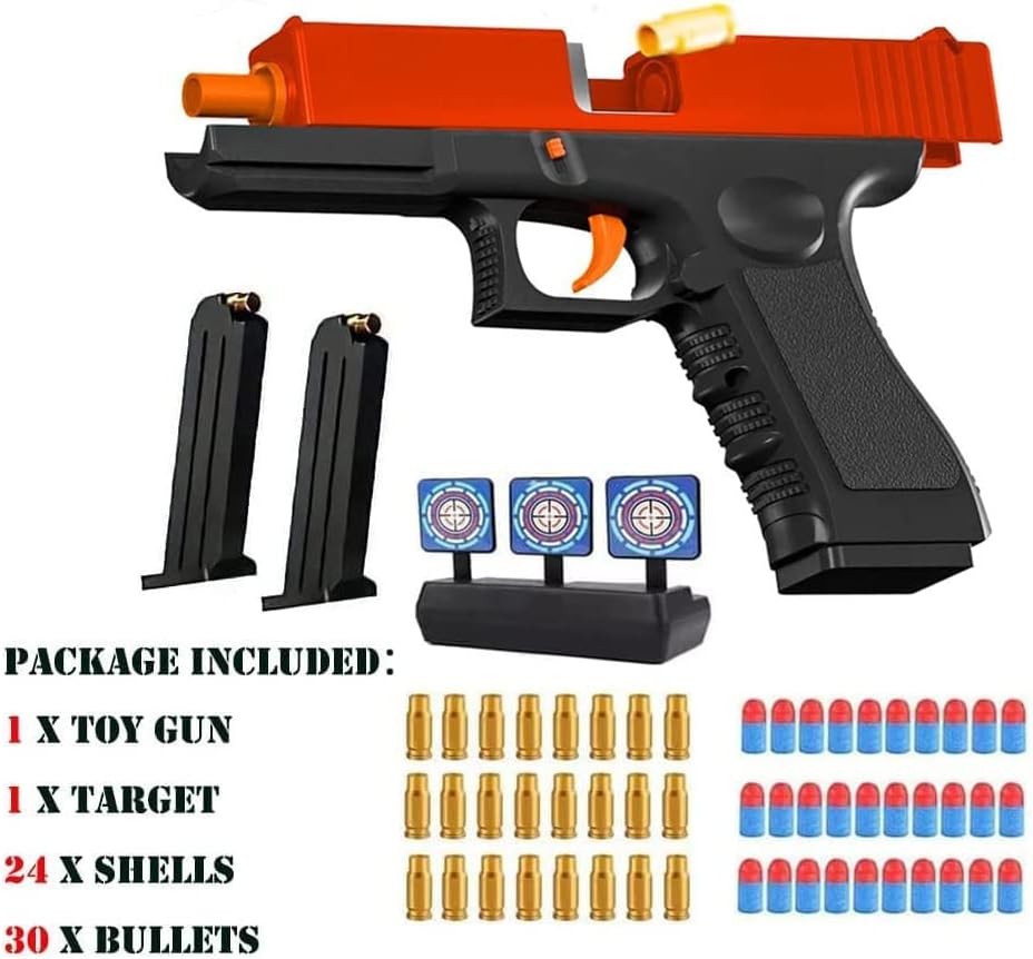  Toy Gun with Soft Bullets, Gifts for Boys Kids and Girls Ages 14+