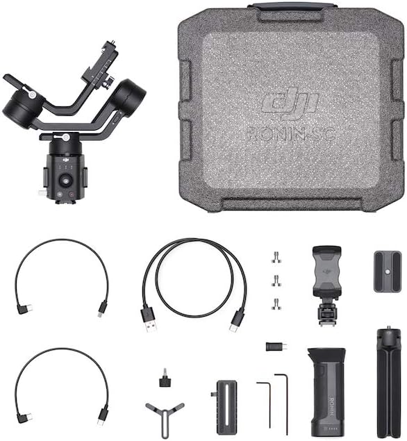  DJI Ronin-SC - Camera Stabilizer, 3-Axis Handheld Gimbal 