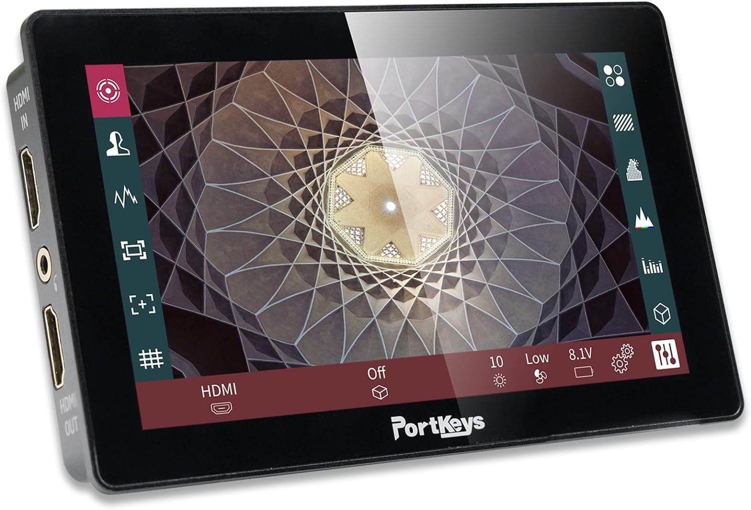  Portkeys LH5P II Camera Control Field Monitor 5.5" 2200nit Touch Screen Bluetooth Metal Frame 1920x1080, Control Function Compatible with Canon, Sony,...