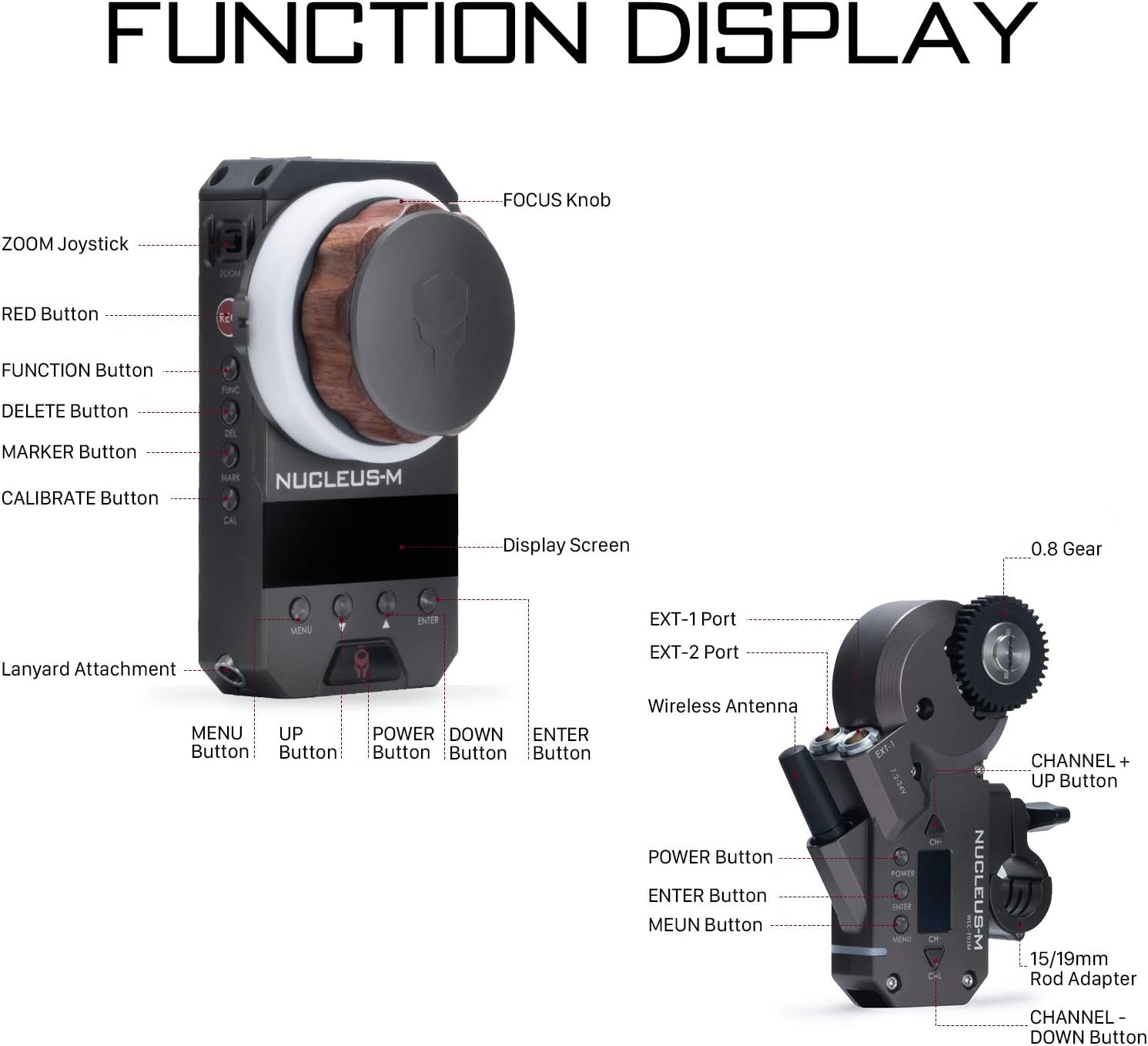 Tilta Nucleus-M Wireless Follow Focus WLC-T03 Lens Control System
