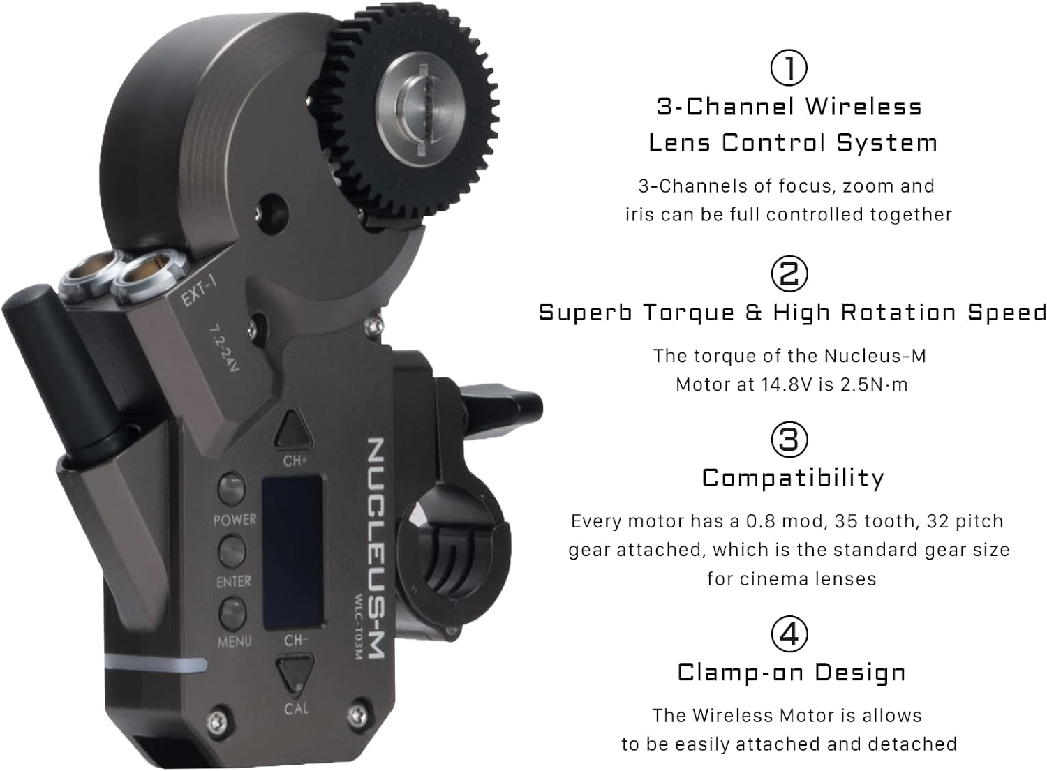 Tilta Nucleus-M Wireless Follow Focus WLC-T03 Lens Control System