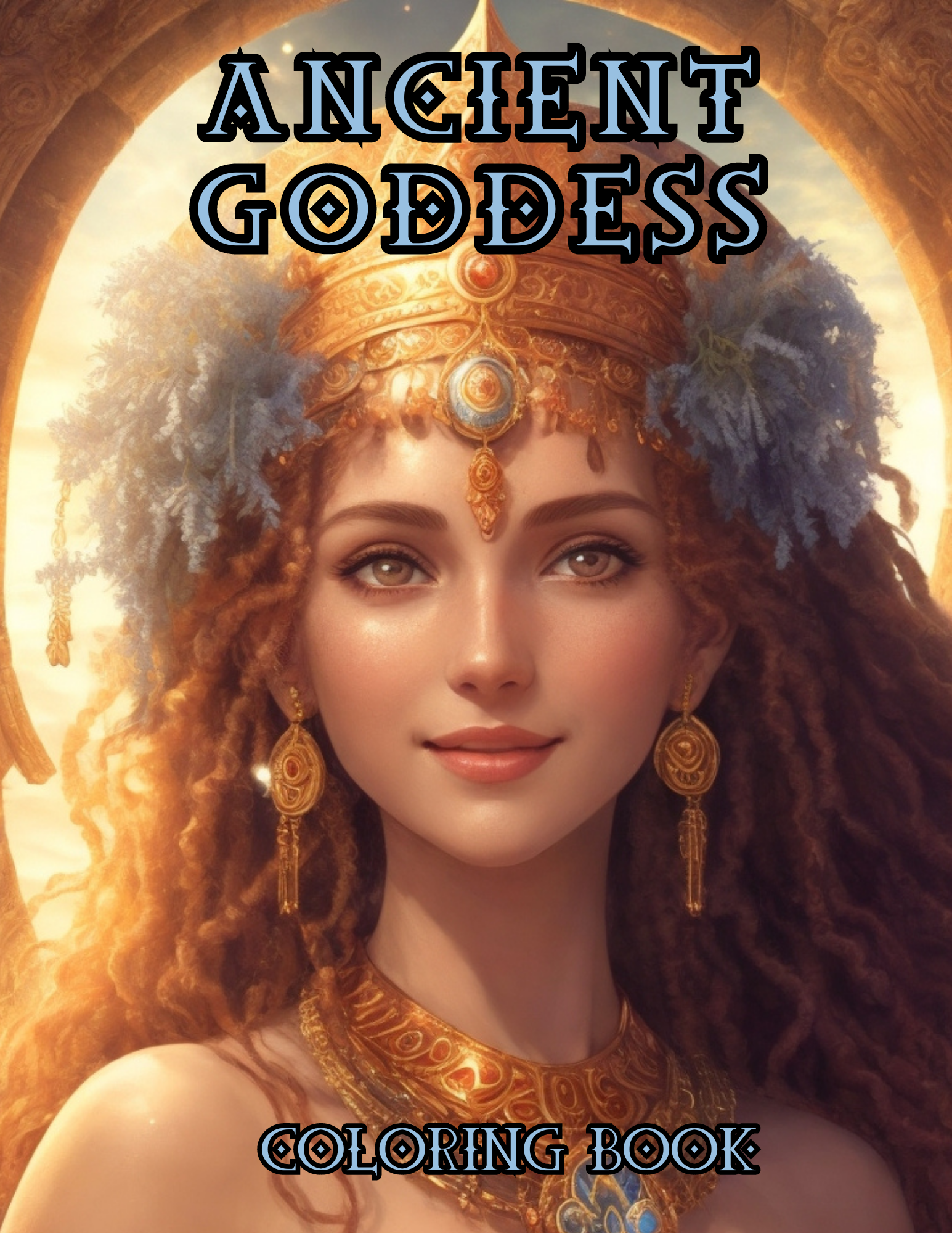 Ancient Goddess Coloring Book