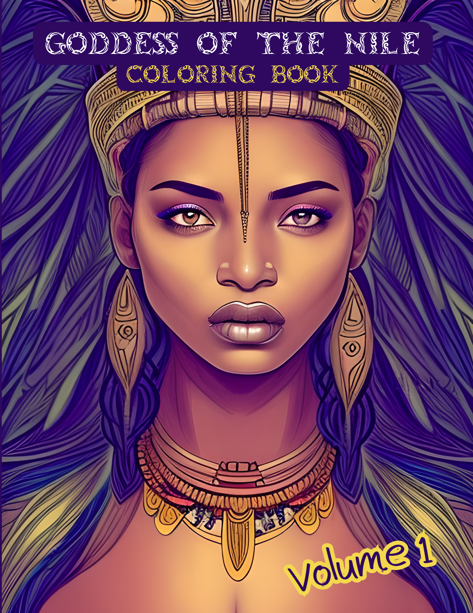 Goddess Of The Nile Coloring Book Volume 1