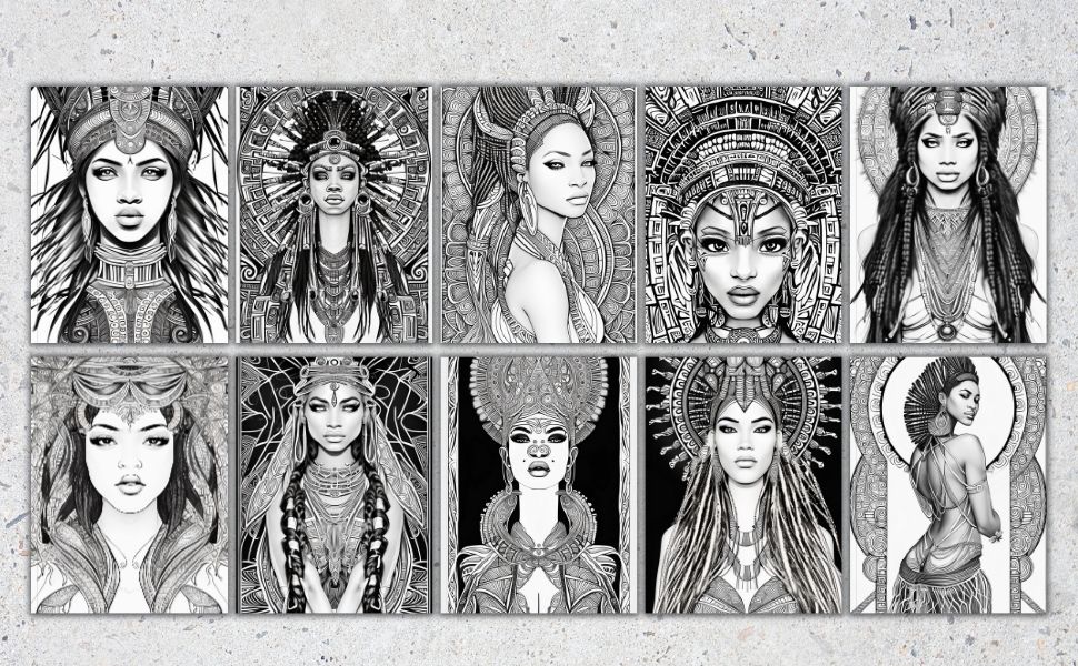 Goddess Of The Nile Coloring Book Volume 1