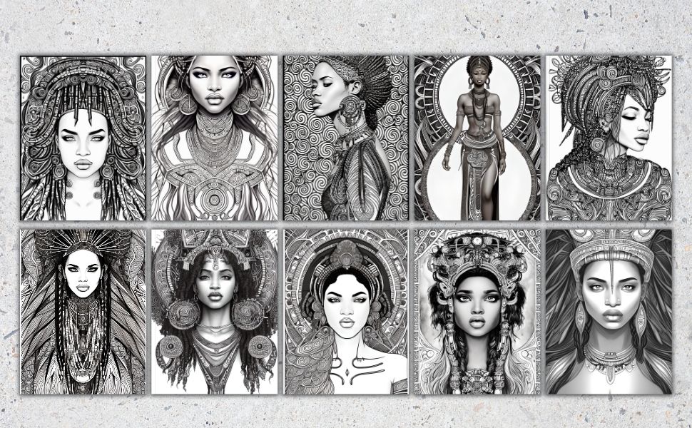 Goddess Of The Nile Coloring Book Volume 1