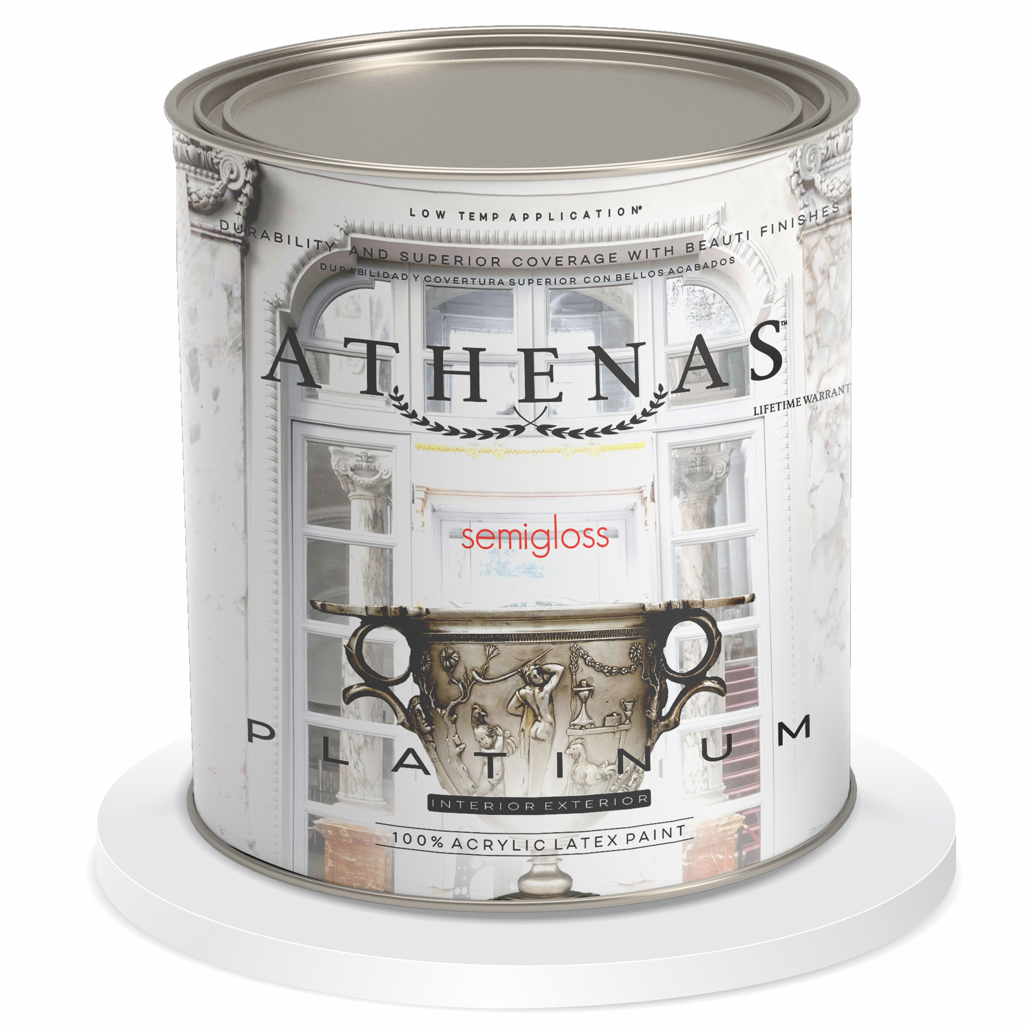 Athenas Plantinum Pintura blanca base agua