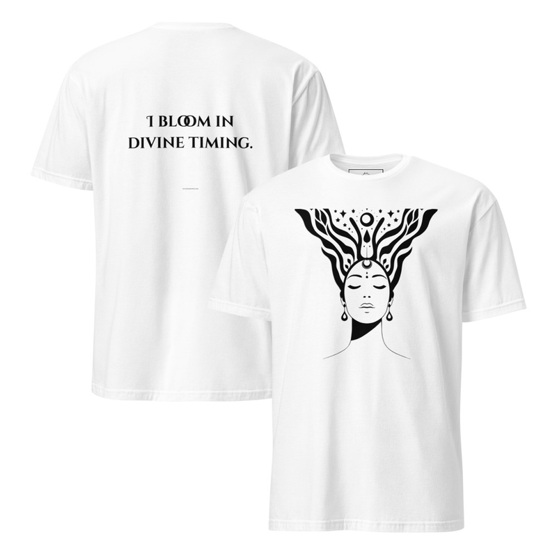 i bloom  T-ShirI Bloom in Divine Timing – Divine Feminine Women’s T-Shirtt