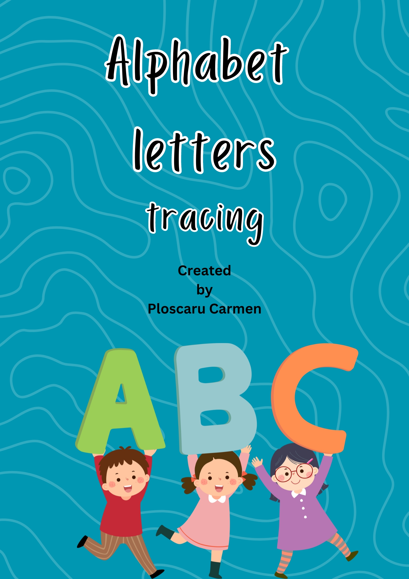 Alphabet letters tracing - book