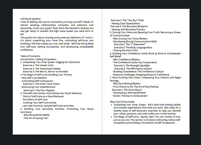 Own your Crown - A guide to becoming the high-value queen you were born to be