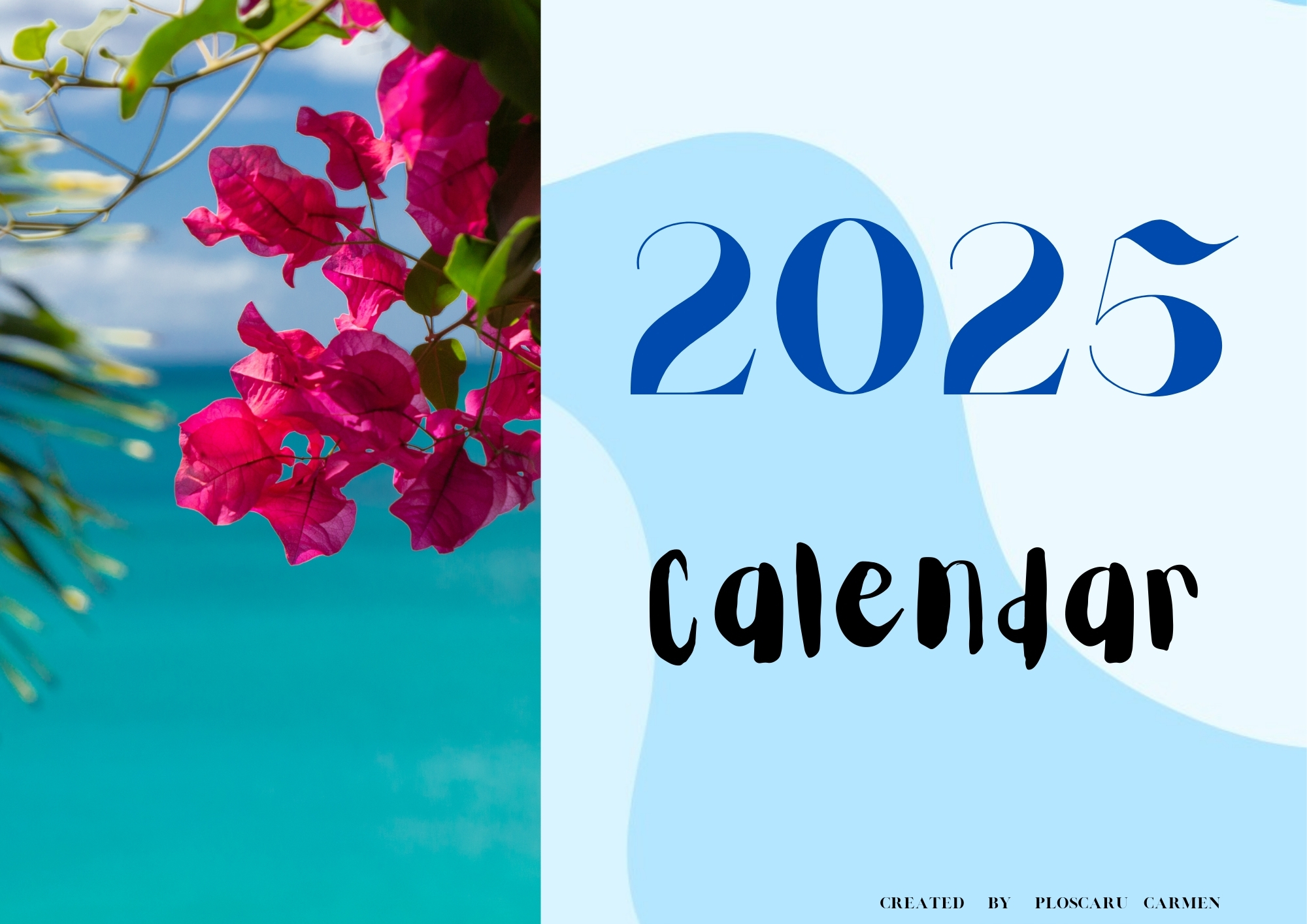 Blue Ocean Calendar 2025
